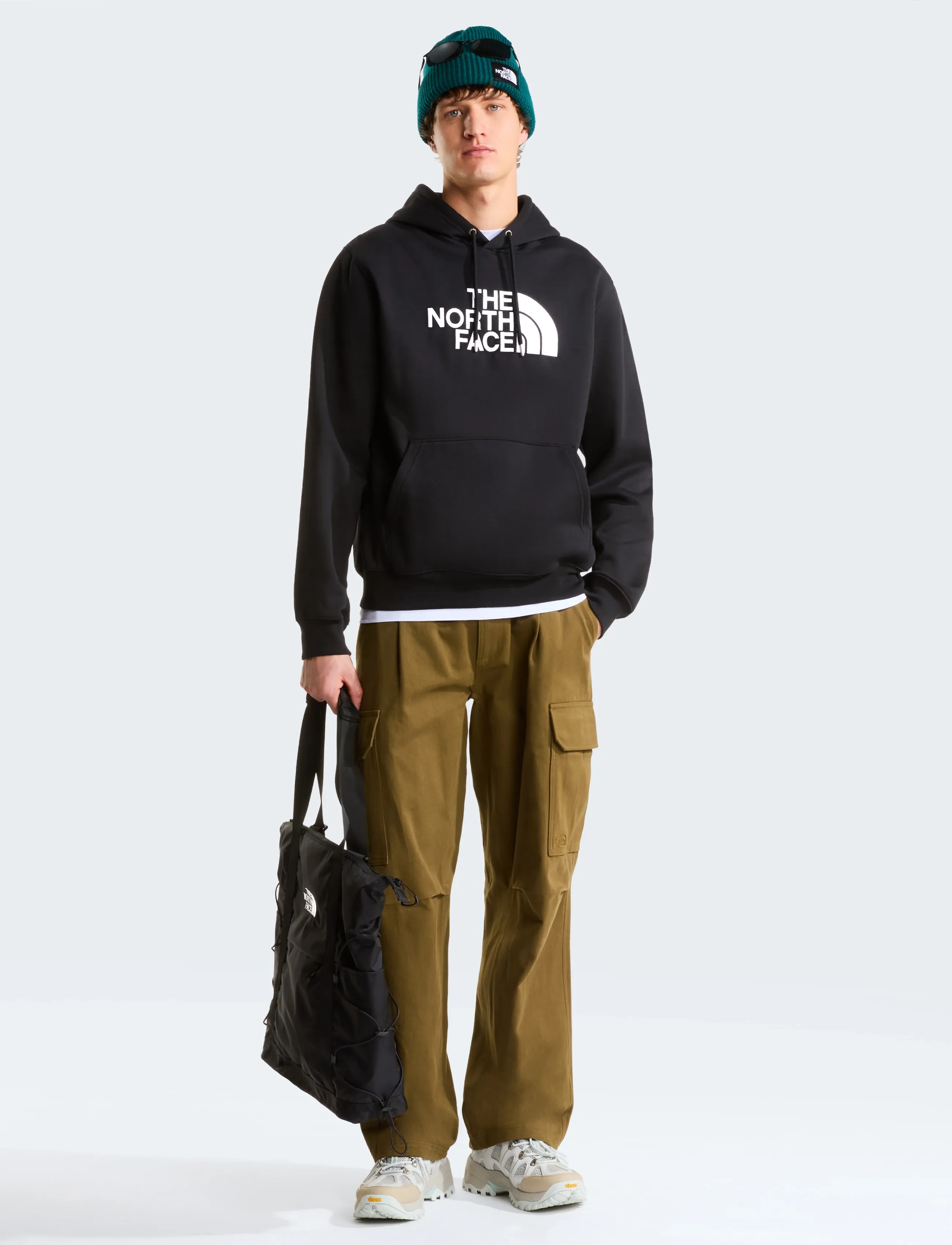 The North Face - M TNF ESSENTIAL DREW PEAK REGULAR HOODIE - kapuutsiga dressipluusid - tnf black - 3
