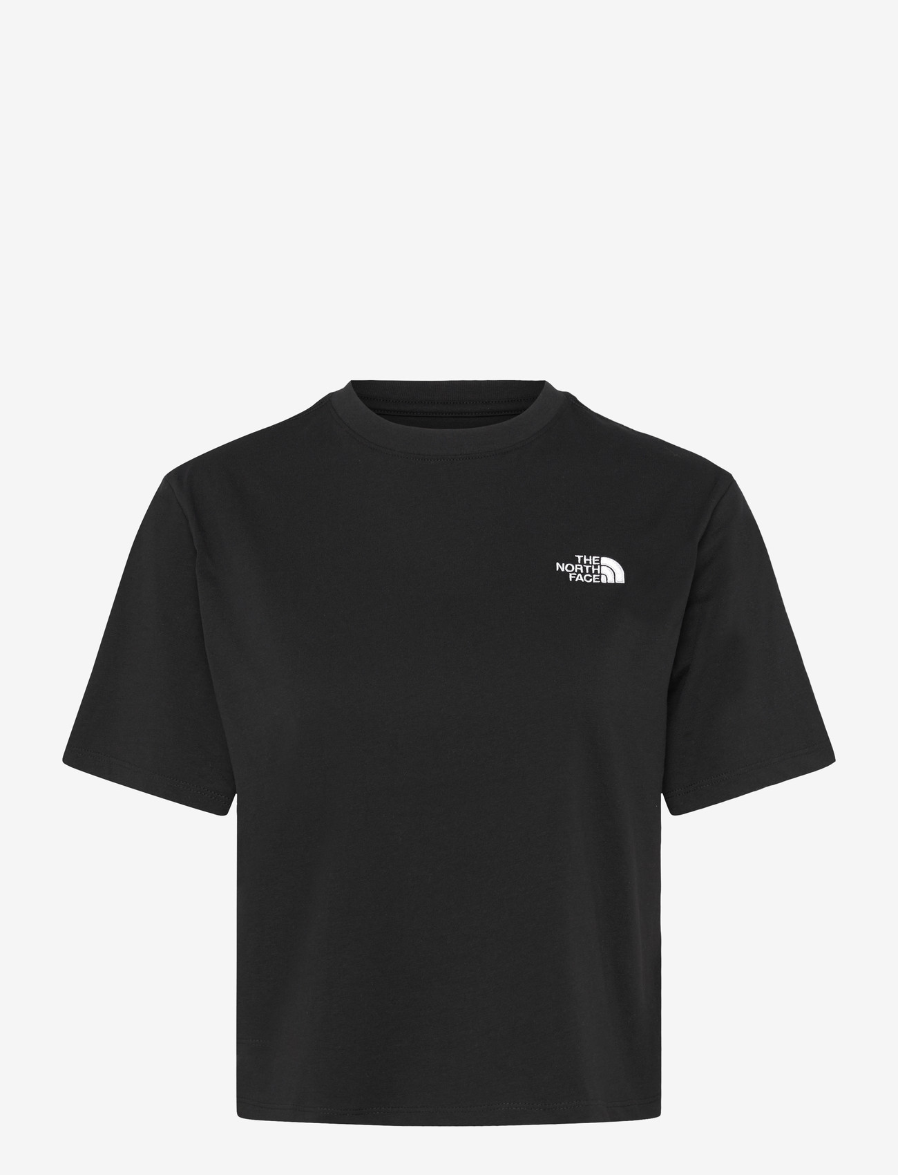 The North Face - W EVOLUTION SIMPLE DOME CROP RLX SS TEE - t-shirts - tnf black - 1