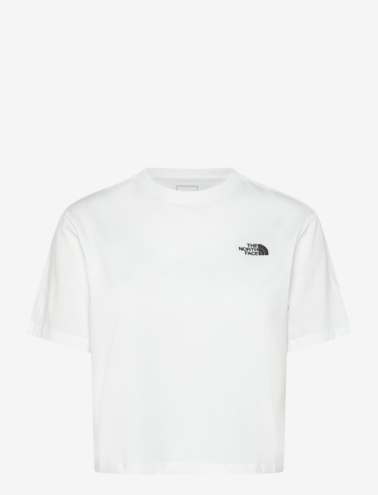 The North Face - W EVOLUTION SIMPLE DOME CROP RLX SS TEE - t-shirts - tnf white - 1
