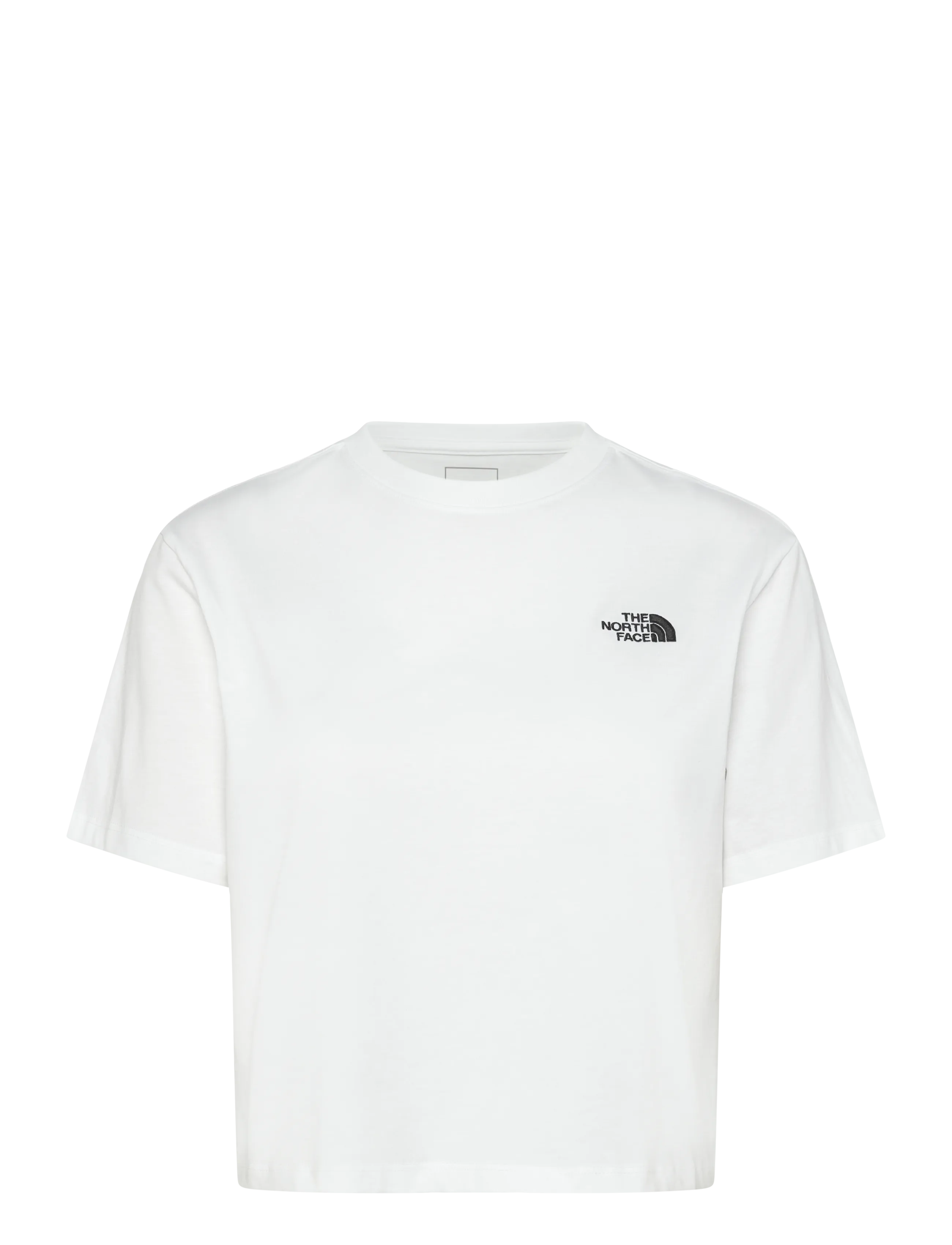 The North Face W EVOLUTION SIMPLE DOME CROP RLX SS TEE - The North Face - TNF WHITE / white