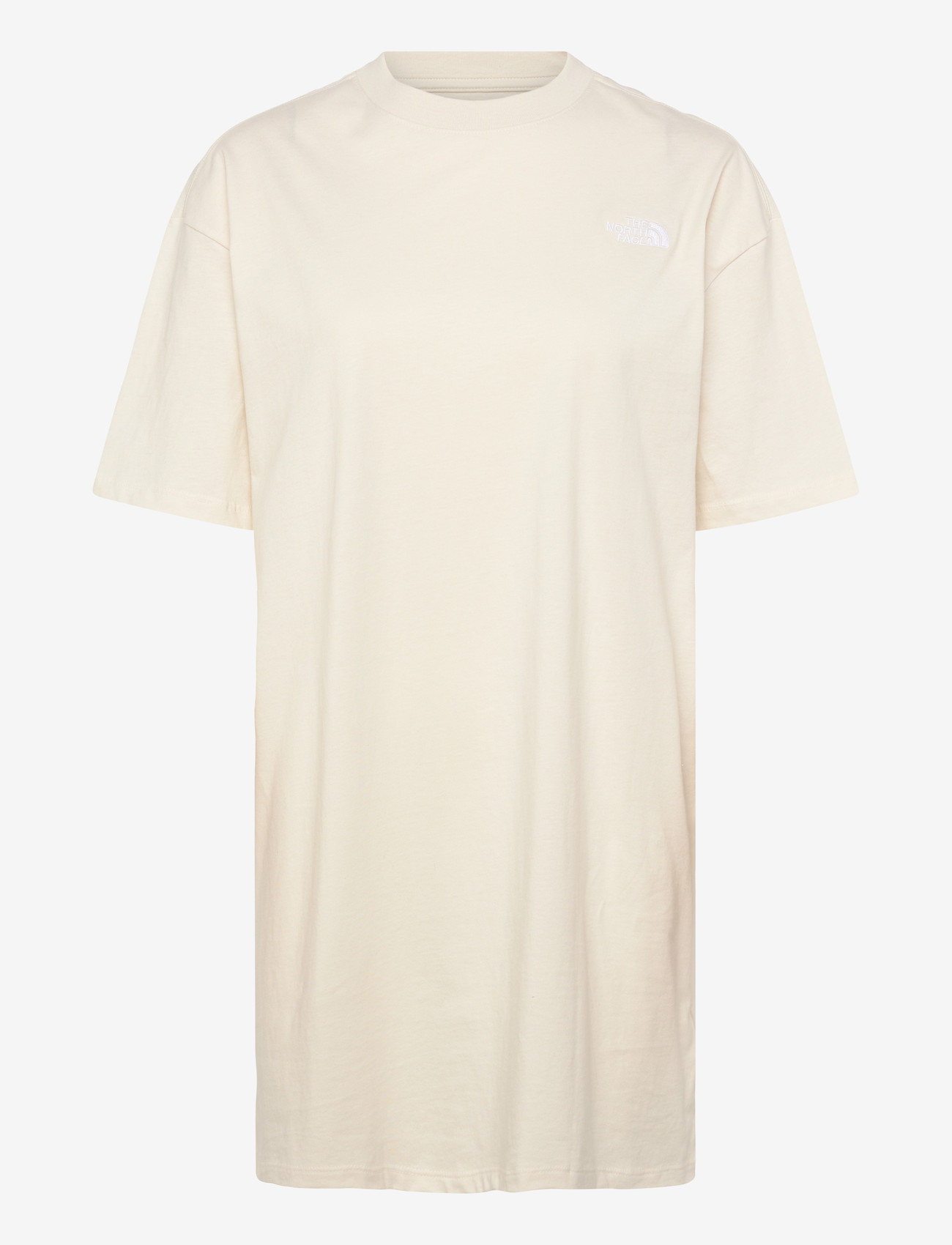 The North Face - W EVOLUTION SIMPLE DOME T-SHIRT DRESS - kleider & röcke - white dune - 1
