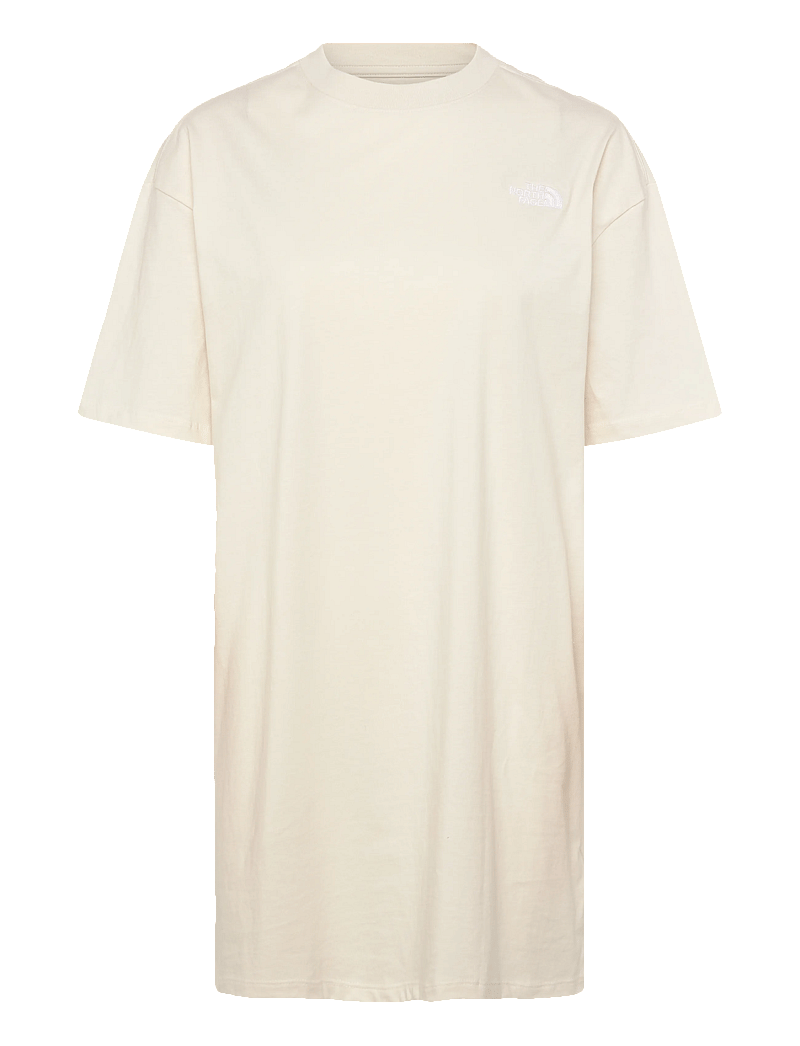 The North Face - W EVOLUTION SIMPLE DOME T-SHIRT DRESS - kleider & röcke - white dune - 1
