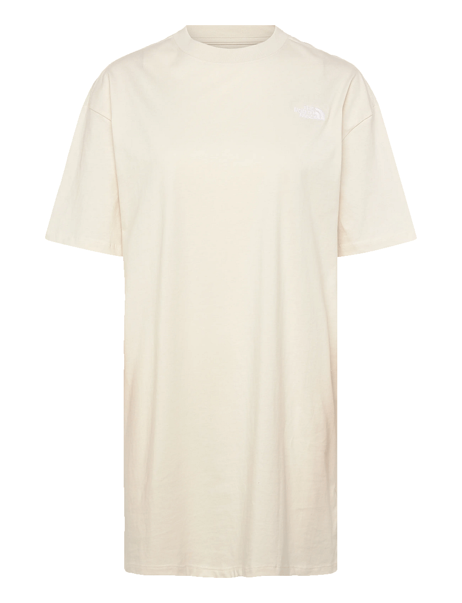 The North Face - W EVOLUTION SIMPLE DOME T-SHIRT DRESS - kleider & röcke - white dune - 1