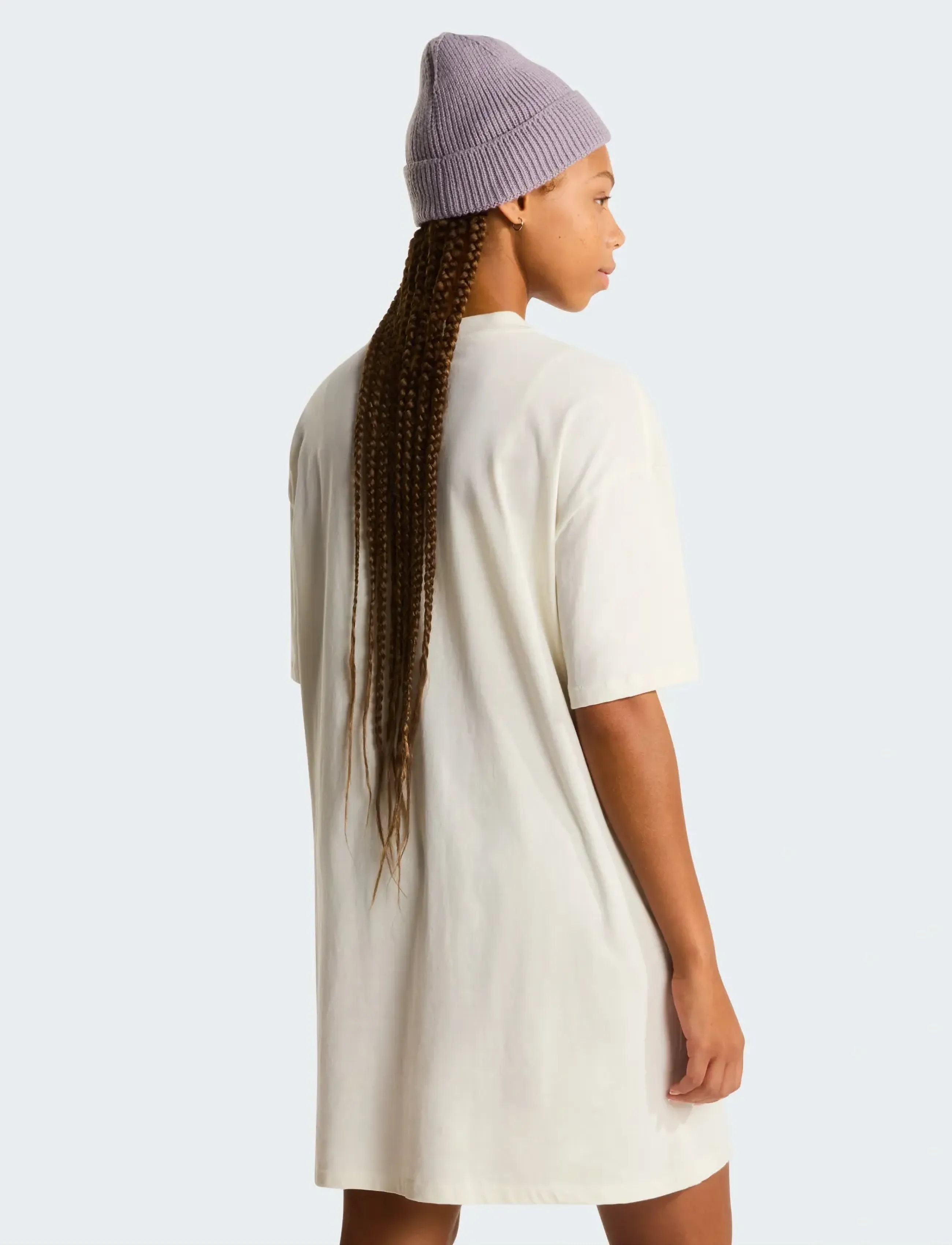 The North Face - W EVOLUTION SIMPLE DOME T-SHIRT DRESS - dresses & skirts - white dune - 5