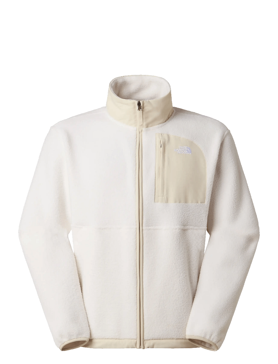 The North Face - M YUMIORI OFF PEAK FULL ZIP JACKET - fleece og mellemlag - white dune/desert stone - 1