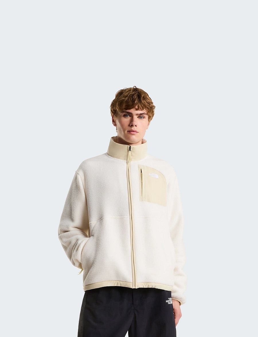 The North Face - M YUMIORI OFF PEAK FULL ZIP JACKET - fleece og mellemlag - white dune/desert stone - 0