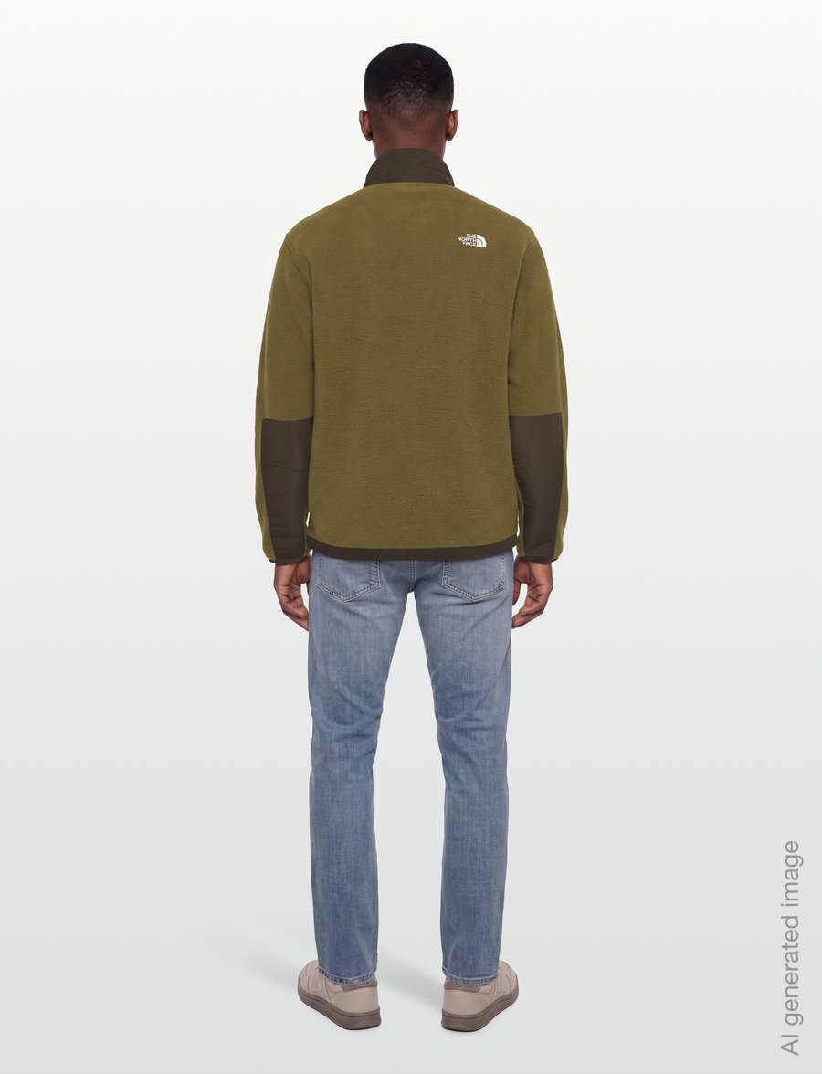 The North Face - M YUMIORI OFF PEAK 1/2 ZIP JACKET - fleece & mellanlager - caraway seed/new taupe - 4