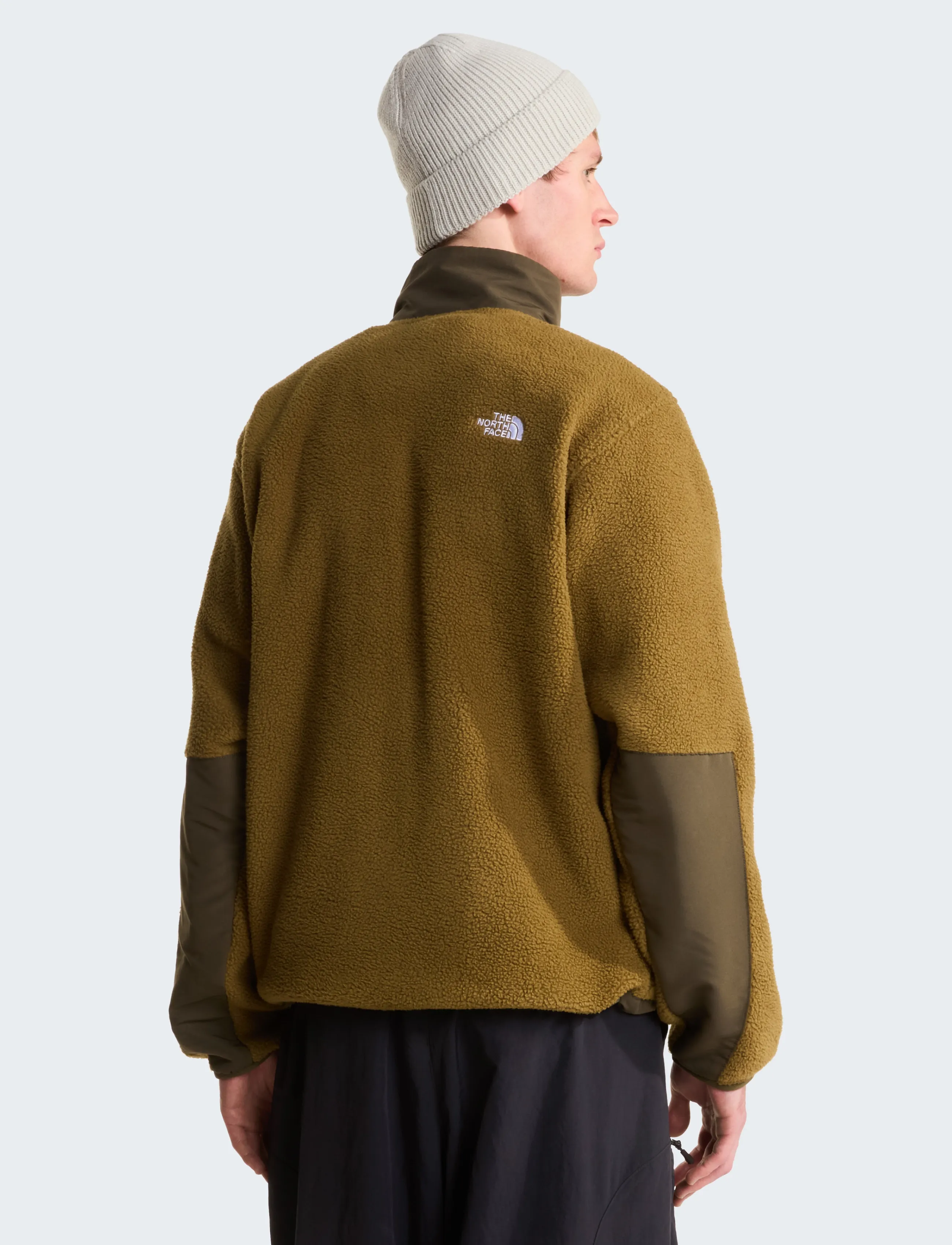 The North Face M YUMIORI OFF PEAK 1/2 ZIP JACKET - Fleece-Pullover - CARAWAY SEED/NEW TAUPE / khaki/green
