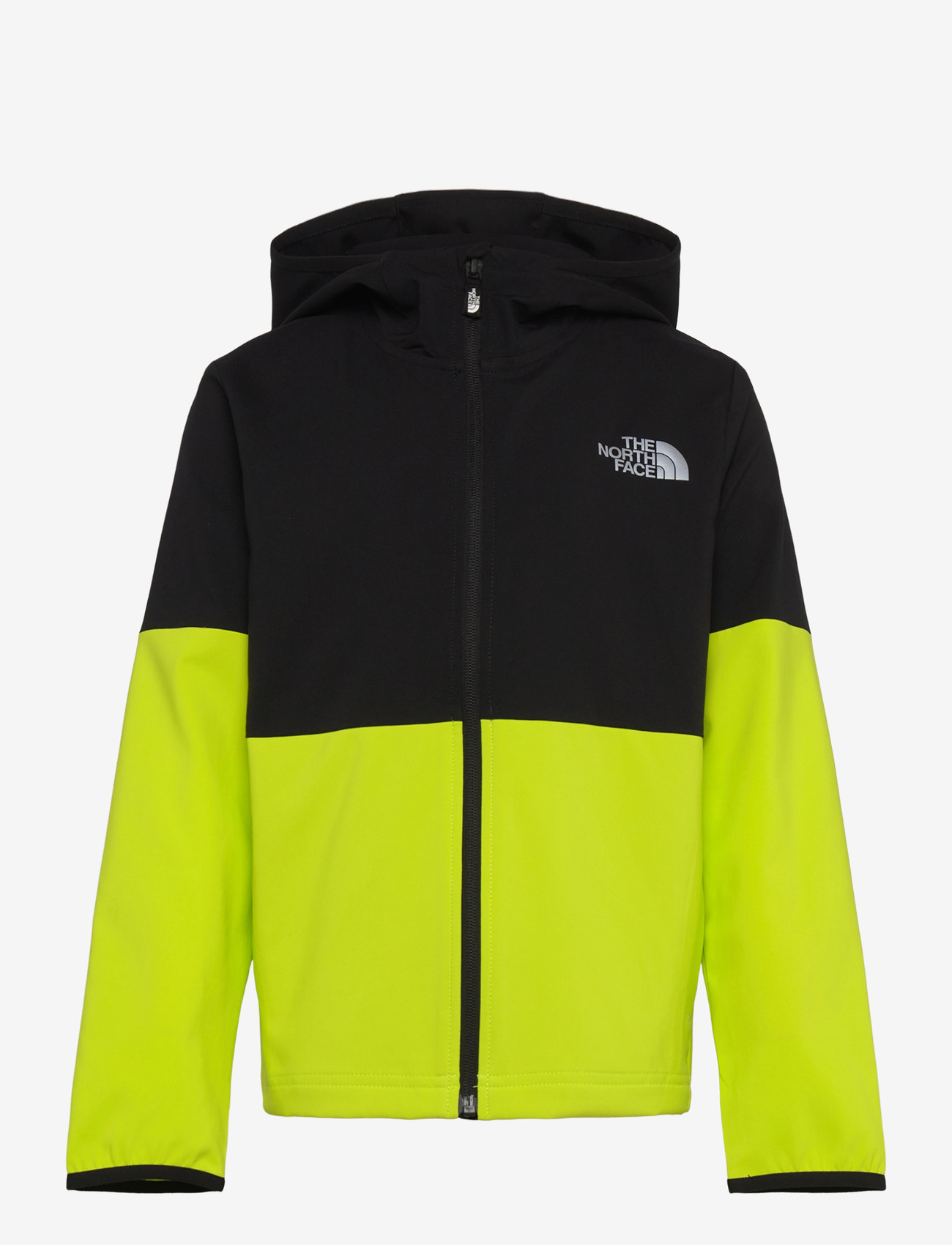The North Face - B ON THE TRAIL FZ HOODIE - softshell jakid - tnf black/fizz lime/sil - 1