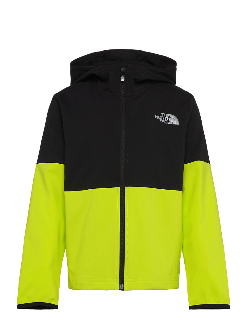 The North Face - B ON THE TRAIL FZ HOODIE - softshell jakid - tnf black/fizz lime/sil - 1