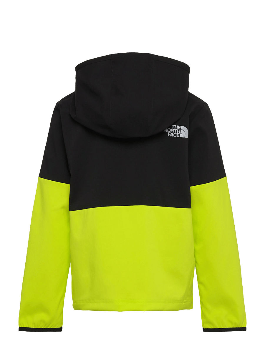 The North Face - B ON THE TRAIL FZ HOODIE - softshell-jacken - tnf black/fizz lime/sil - 2