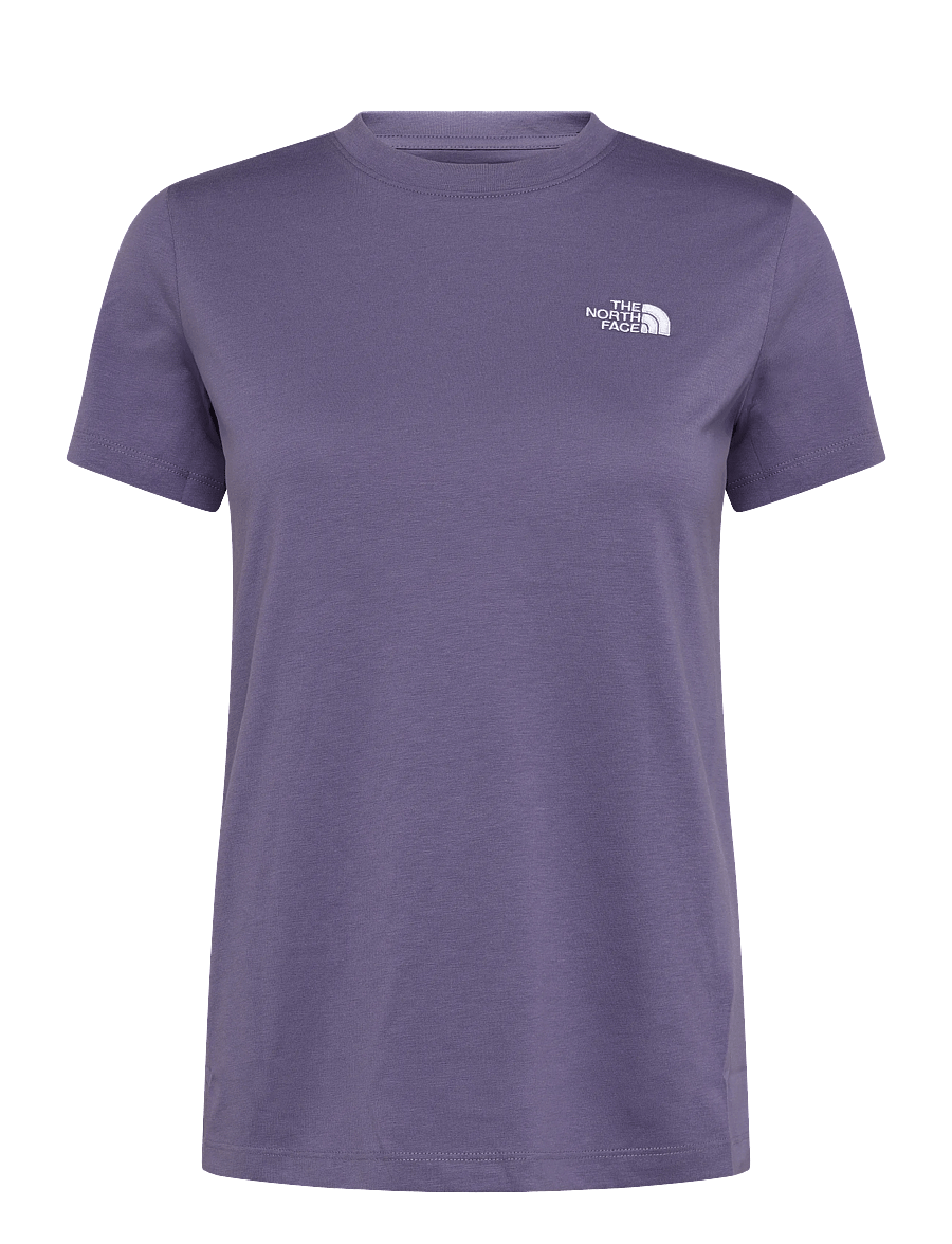 The North Face - W EVOLUTION SIMPLE DOME SLM SHORT SLEEVE - alussärgid ja t-särgid - grounded plum - 1