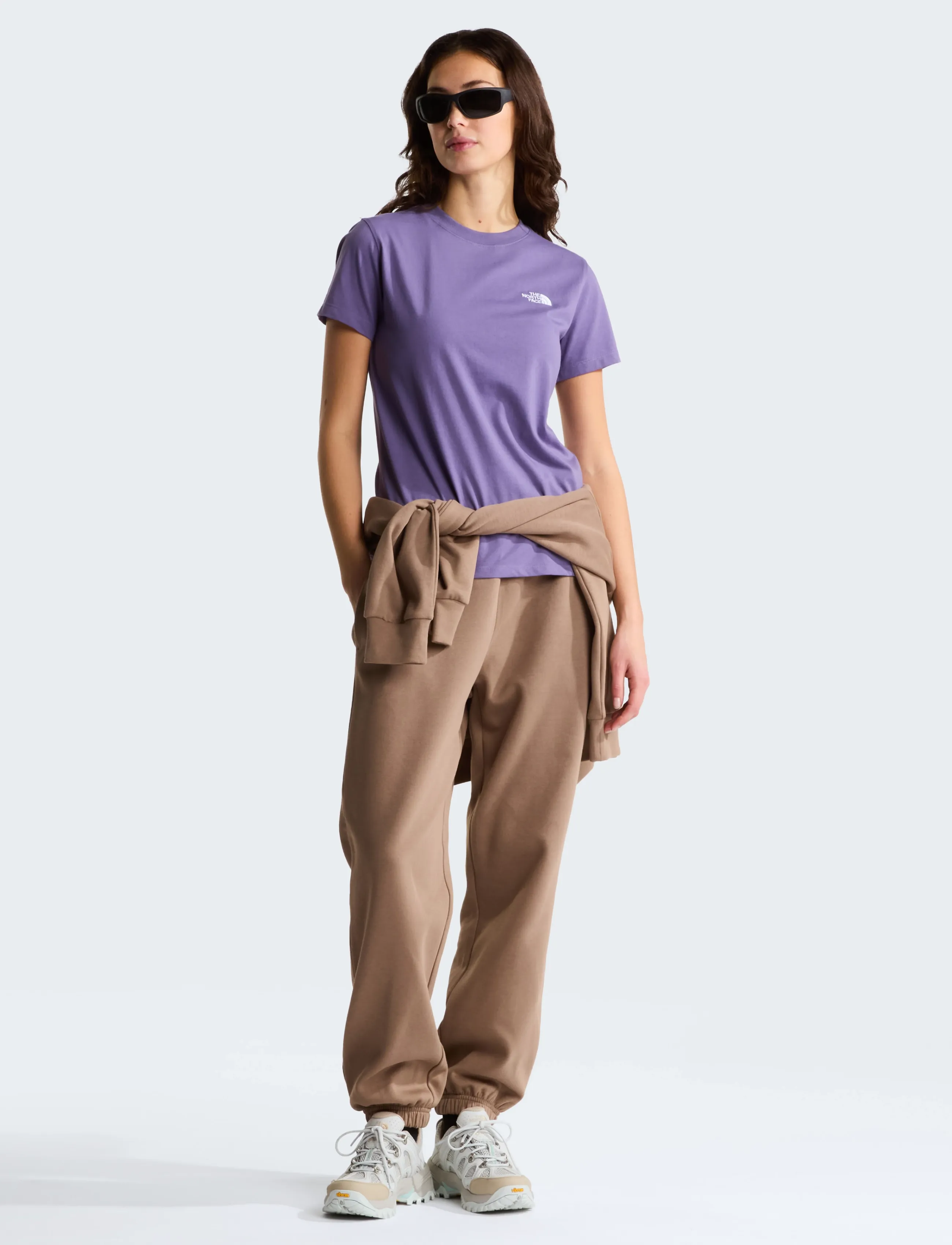 The North Face - W EVOLUTION SIMPLE DOME SLM SHORT SLEEVE - alussärgid ja t-särgid - grounded plum - 3