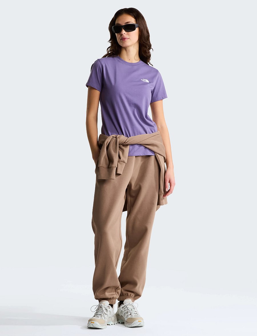 The North Face - W EVOLUTION SIMPLE DOME SLM SHORT SLEEVE - alussärgid ja t-särgid - grounded plum - 3