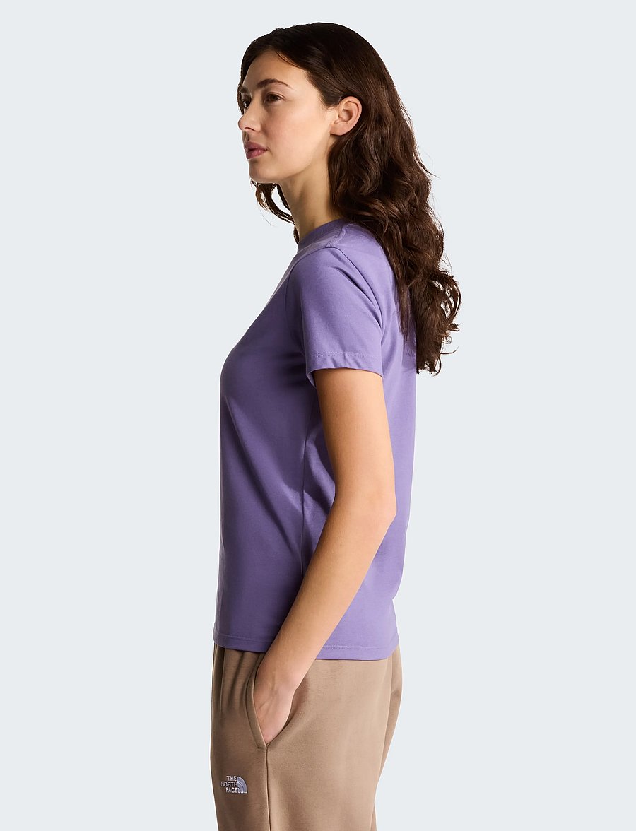 The North Face - W EVOLUTION SIMPLE DOME SLM SHORT SLEEVE - alussärgid ja t-särgid - grounded plum - 4