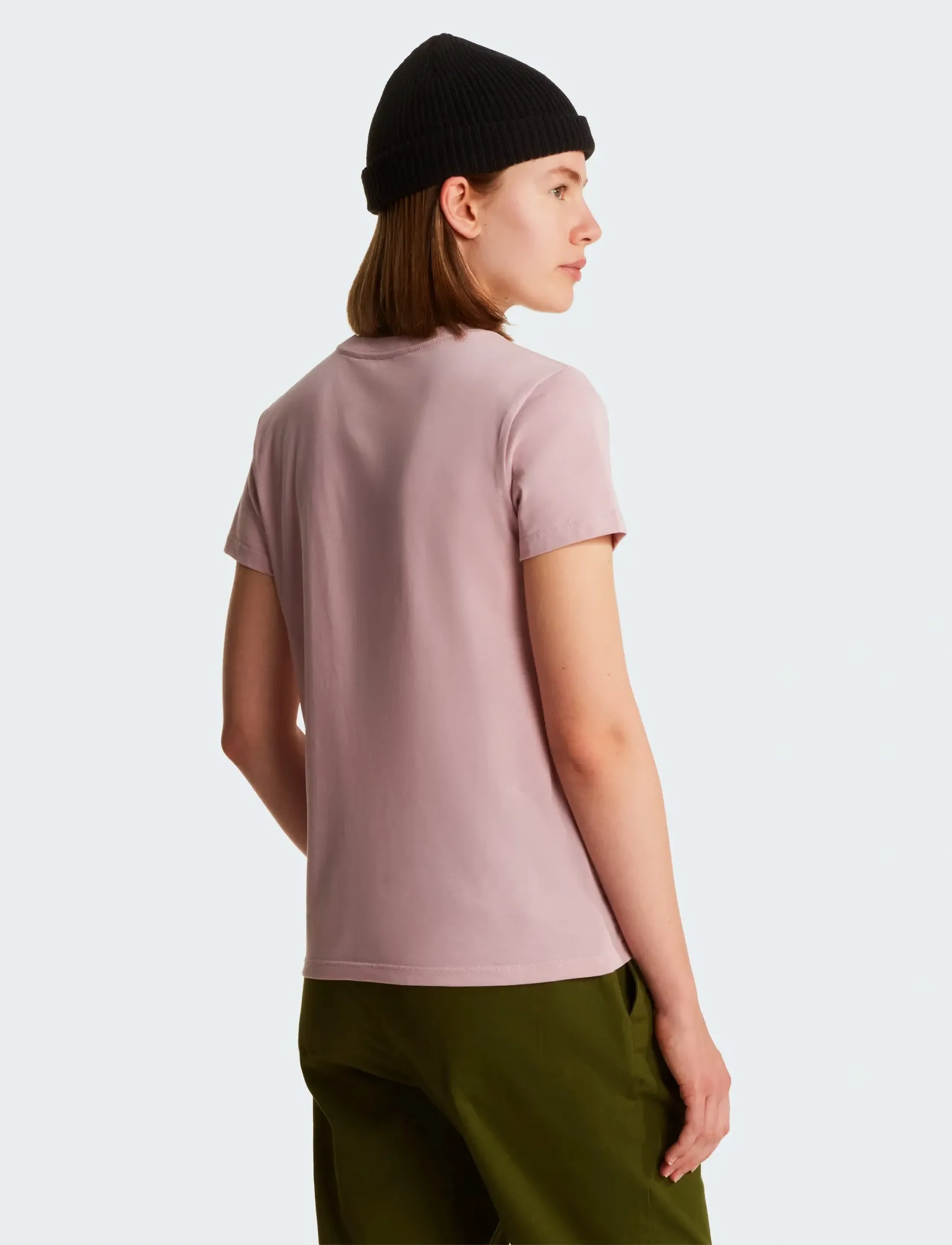The North Face - W EVOLUTION SIMPLE DOME SLM SHORT SLEEVE - t-shirts - metal pink - 5