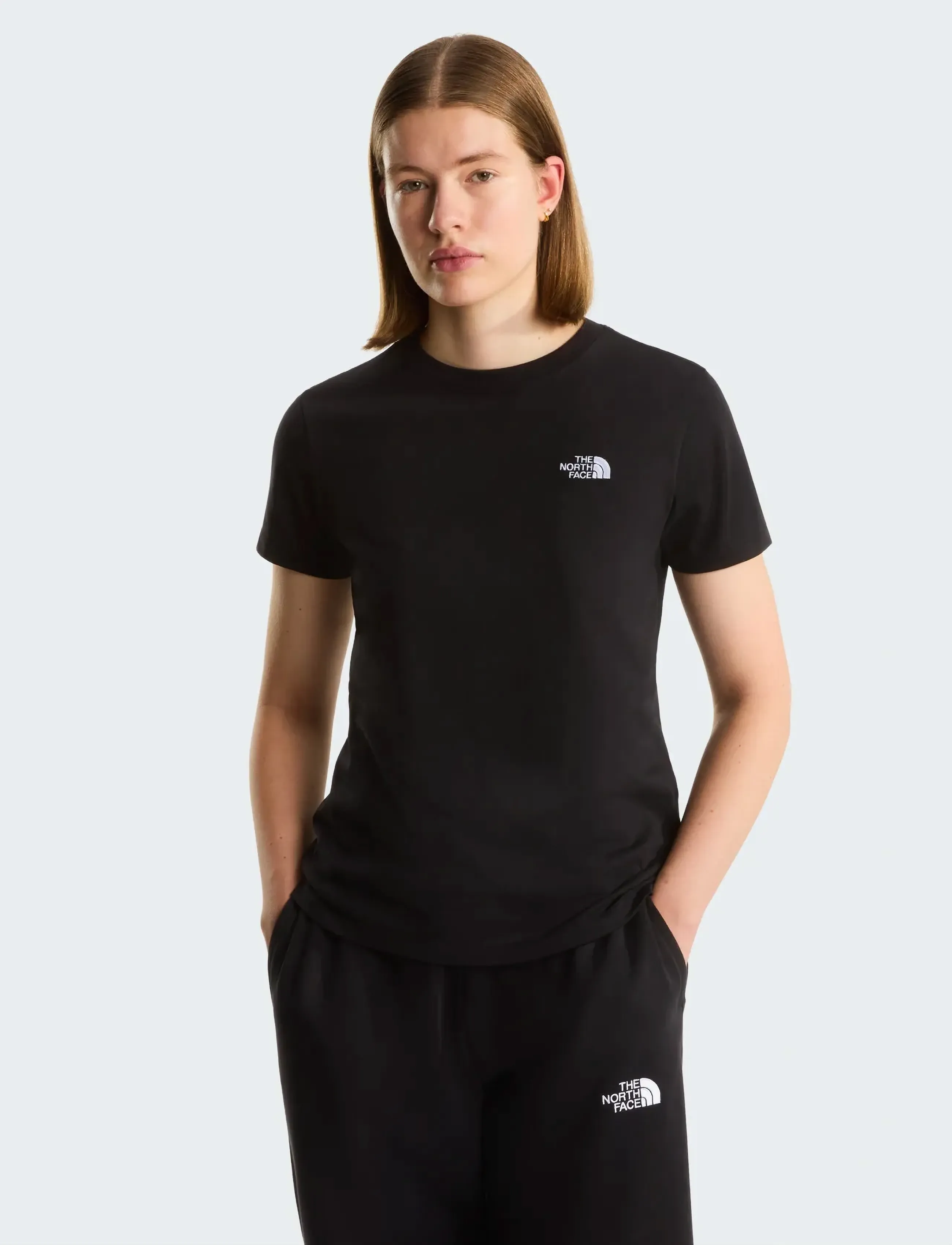 The North Face W EVOLUTION SIMPLE DOME SLM SHORT SLEEVE - T-shirts & Toppe - TNF BLACK / black