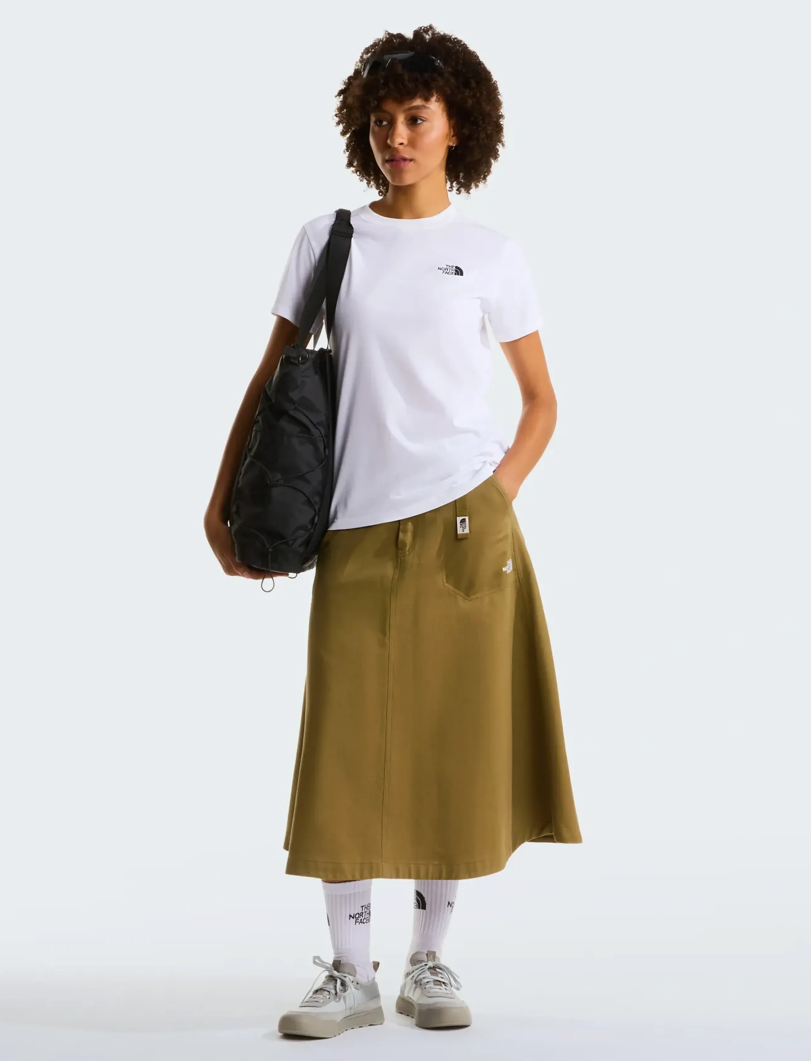 The North Face - W EVOLUTION SIMPLE DOME SLM SHORT SLEEVE - t-shirts - tnf white - 3