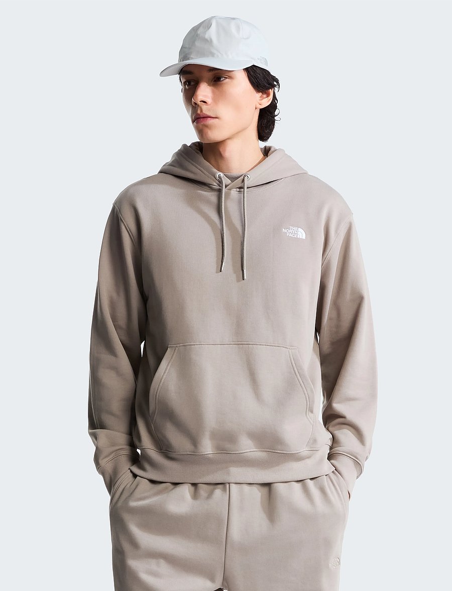 The North Face - M TNF ESSENTIAL TERRY SIMPLE DOME RELAXE - stone slab - 0
