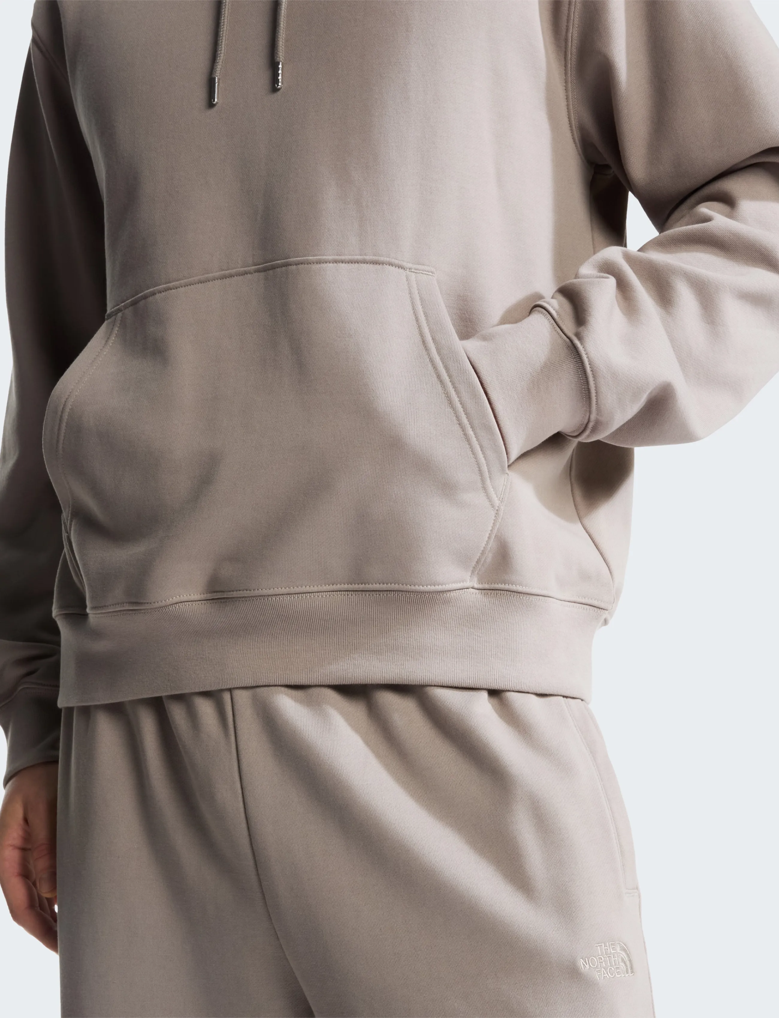 The North Face M TNF ESSENTIAL TERRY SIMPLE DOME RELAXE - Tänavastiil - STONE SLAB / grey