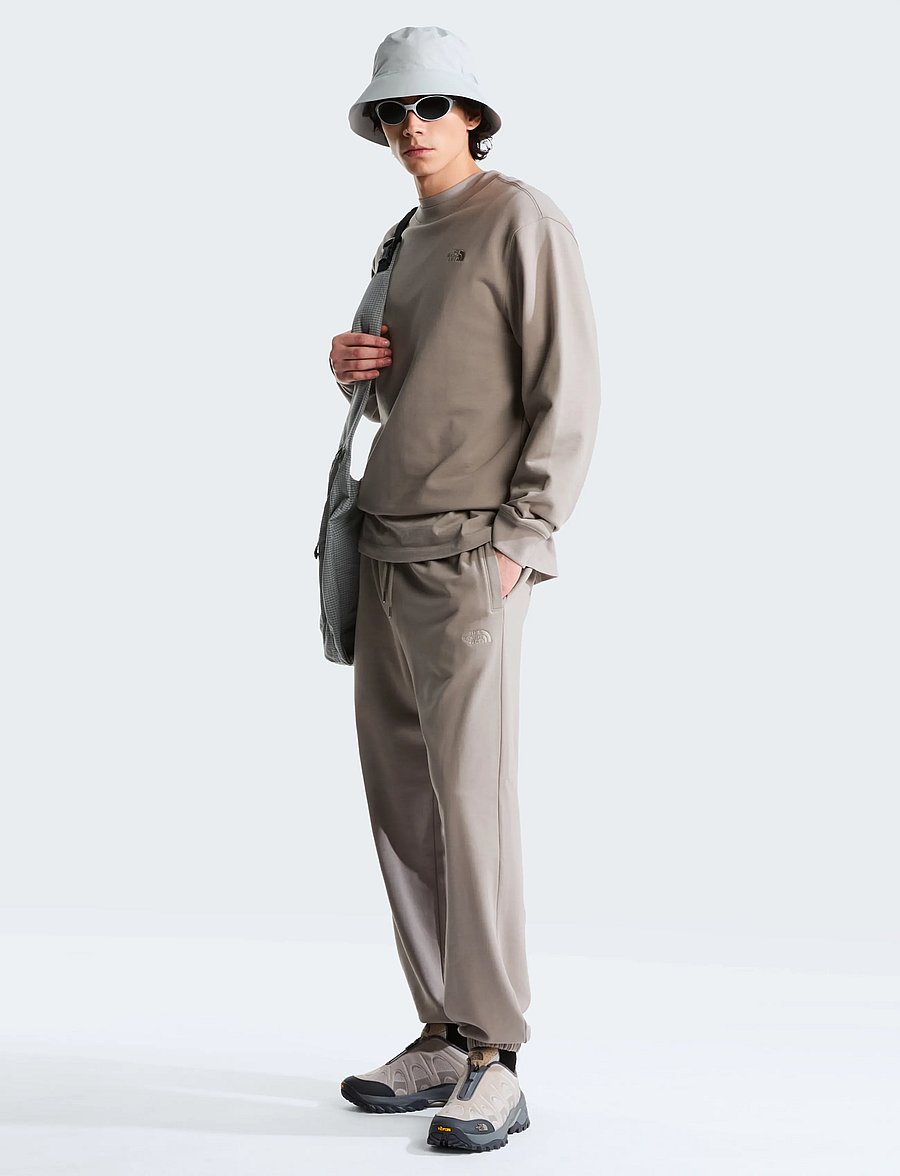 The North Face - M TNF ESSENTIAL TERRY SIMPLE DOME RELAXE - stone slab - 3