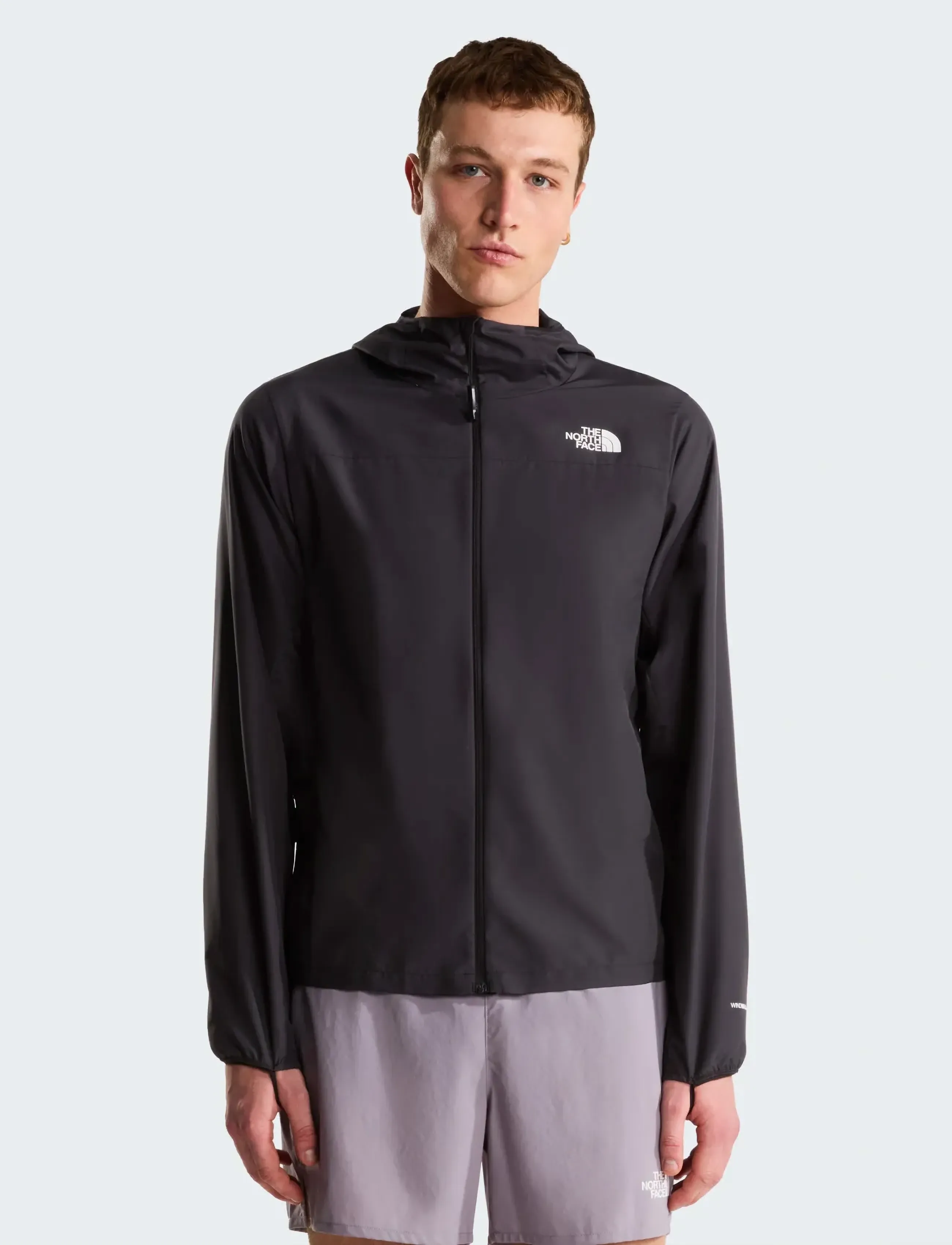The North Face M Fontanales Wind Jacket, L, Black, Sport Jackets > Sport Outdoor Jackets, Herre