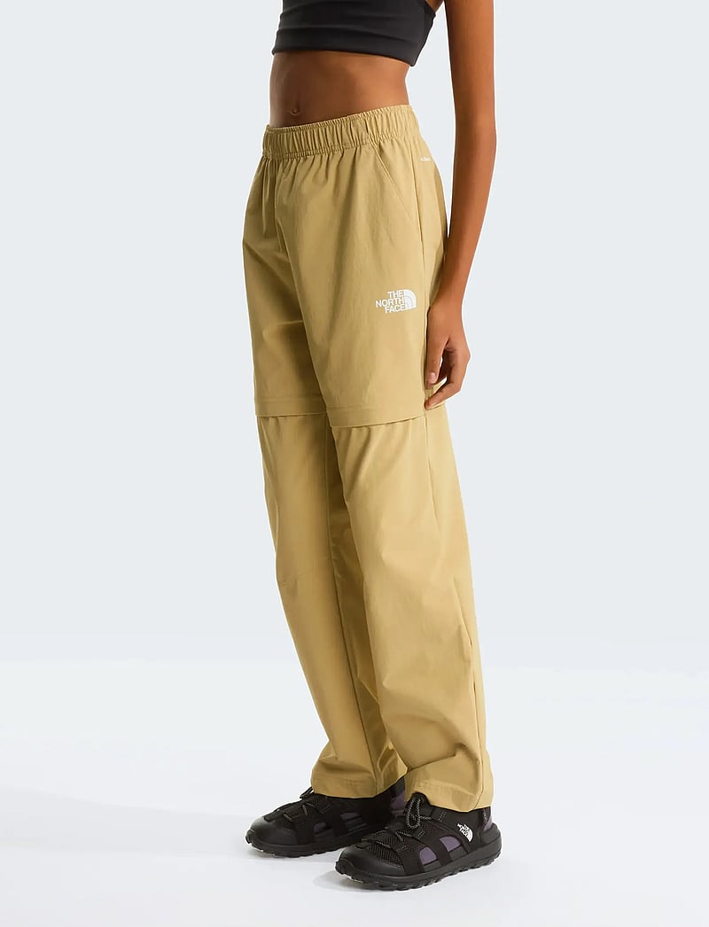 The North Face - TEEN LIGHTWEIGHT CONV HIKE PANT - outdoor pants - khaki stone - 0