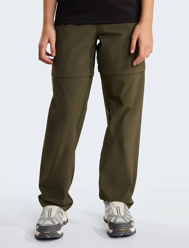 The North Face - TEEN LIGHTWEIGHT CONV HIKE PANT - outdoor pants - new taupe green - 0