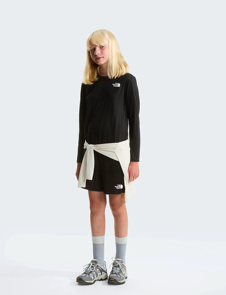 The North Face - TEEN POLY KNIT SHORT - sport-shorts - tnf black - 4