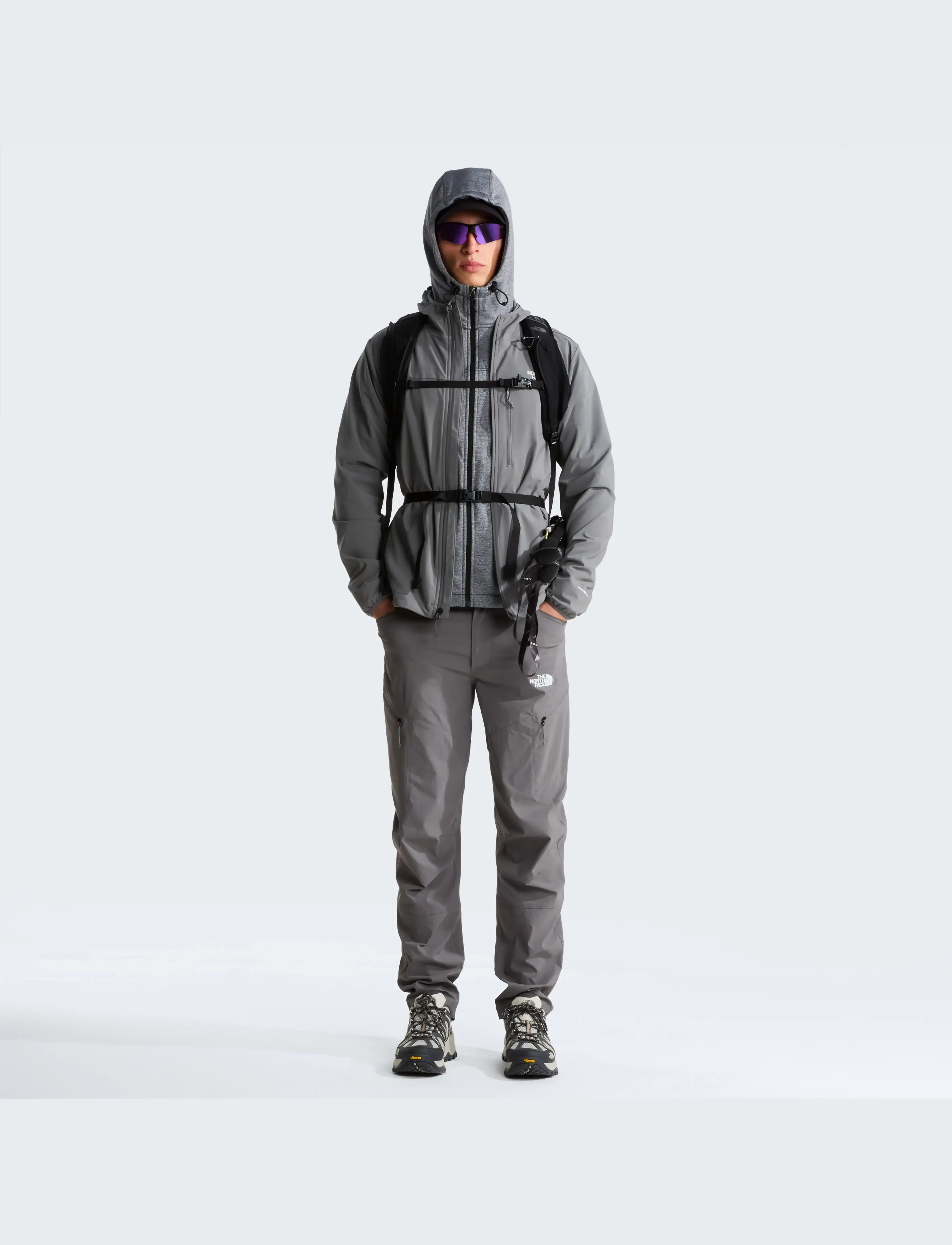 The North Face - M NIMBLE HOODIE 2 - friluftsjackor - smoked pearl - 3