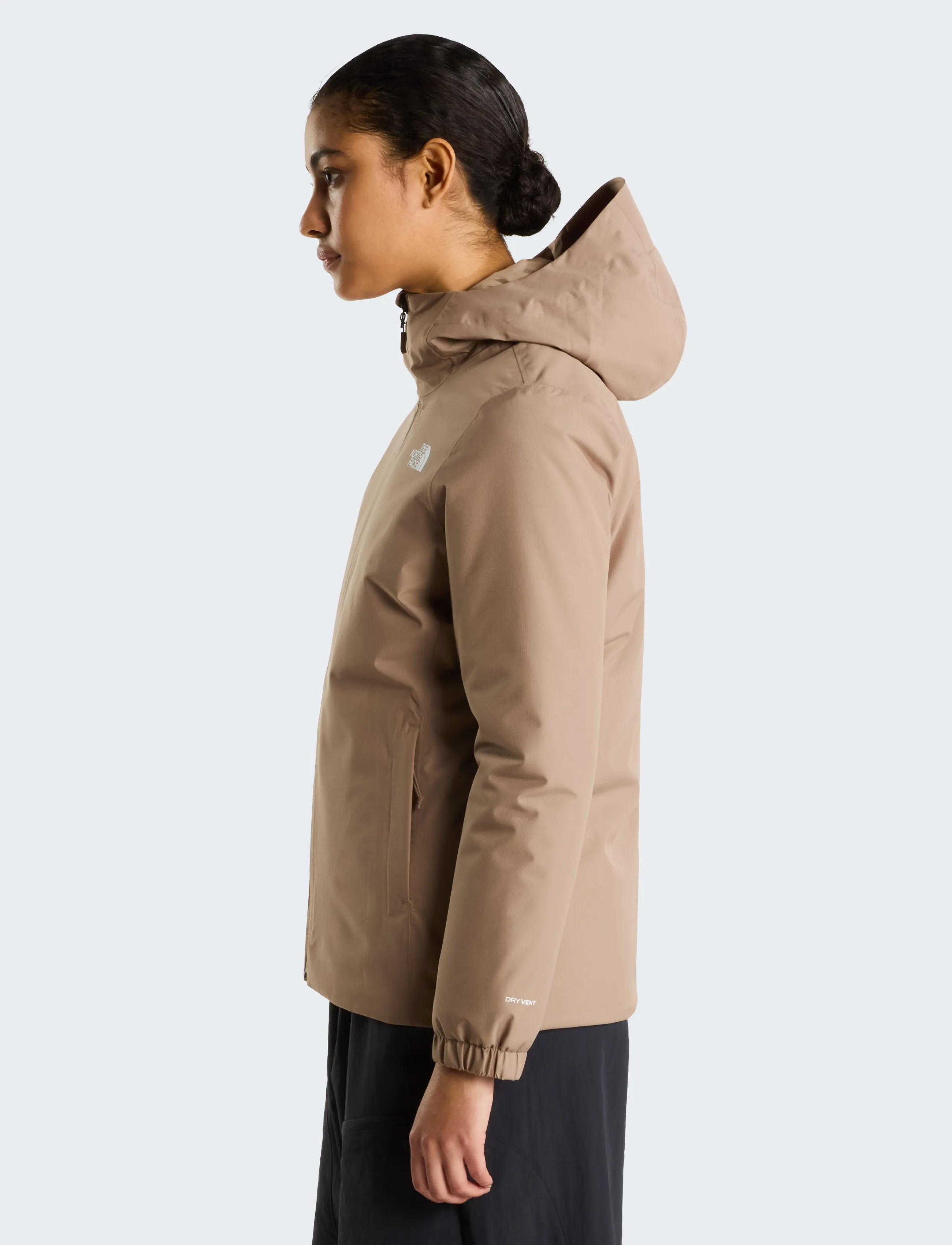 The North Face - W QUEST MONO INS JACKET - outdoor jackets - garnet - 4