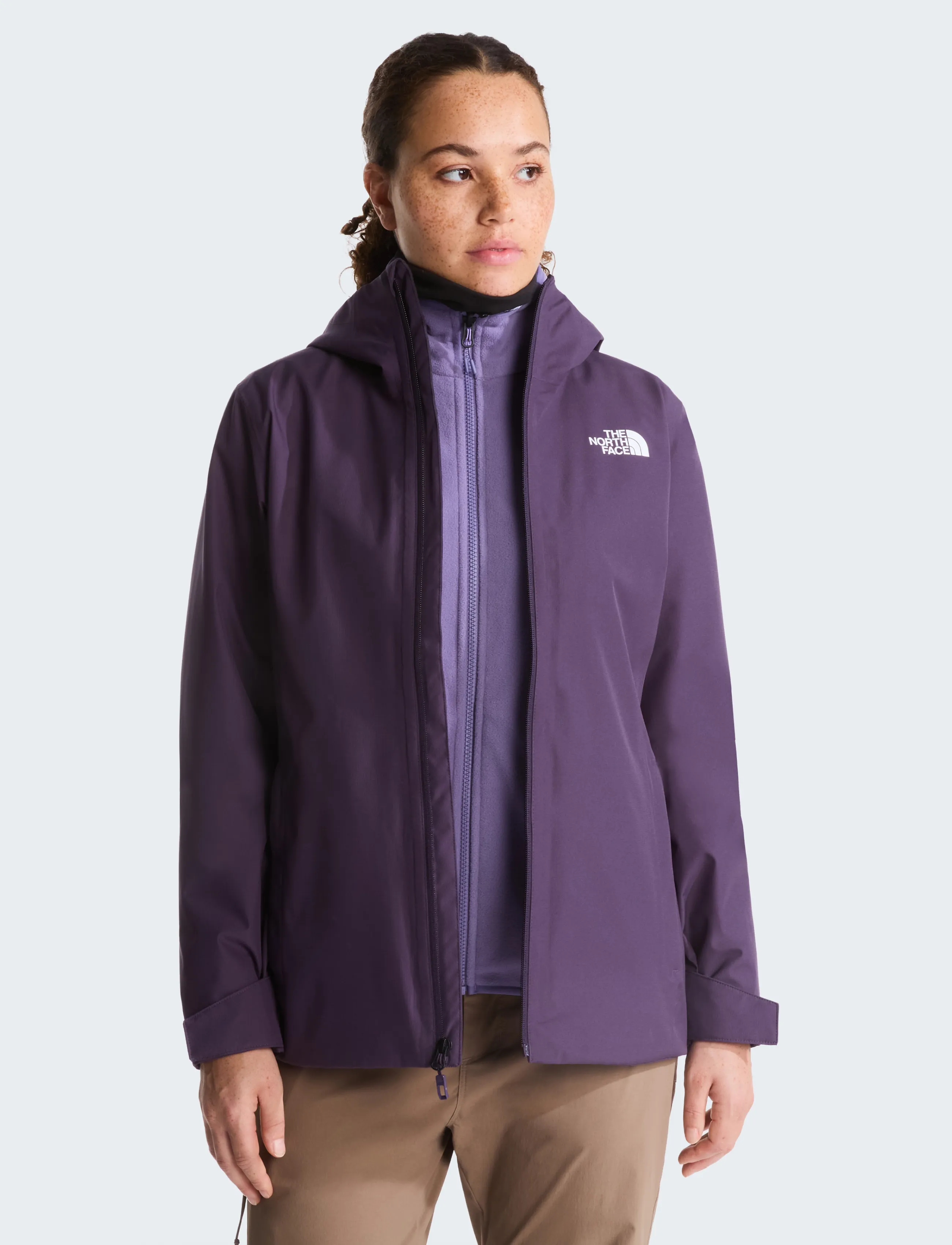The North Face - W QUEST MONO TRICLIMATE - välijoped - endless dusk/grounded p - 0
