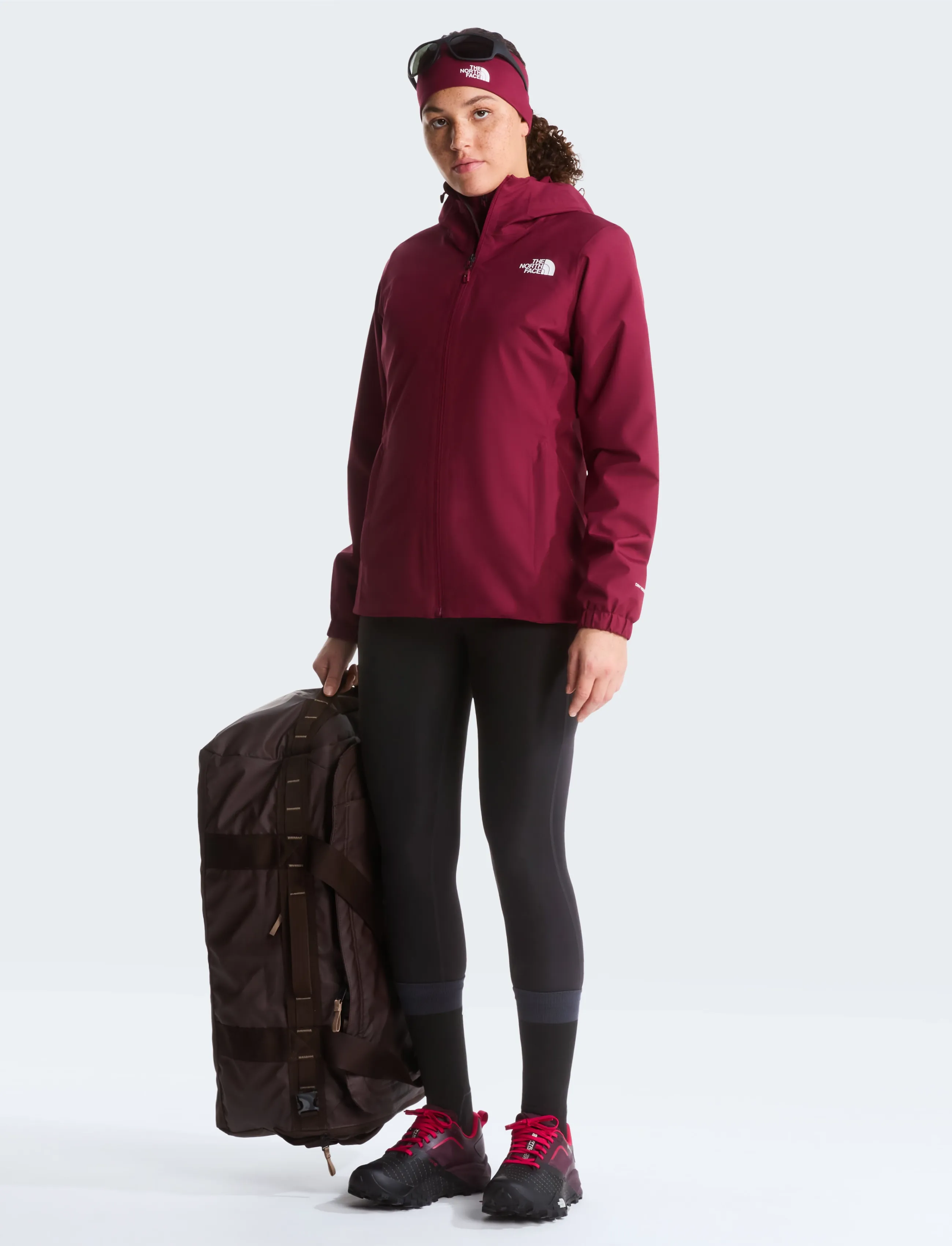 The North Face - W QUEST MONO JACKET - friluftsjackor - burgundy crush - 3