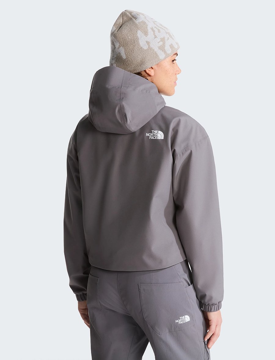 The North Face - W QUEST CROPPED JACKET - friluftsjackor - smoked pearl - 3