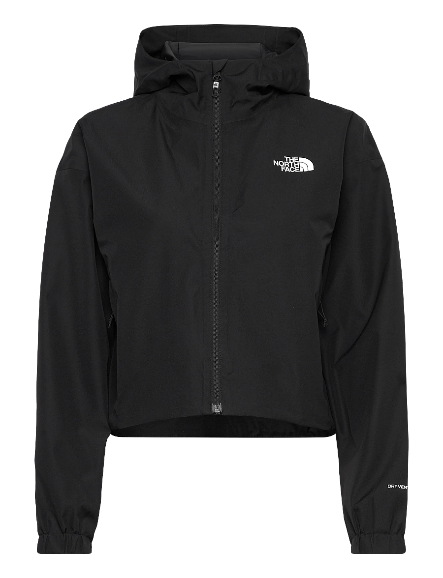 The North Face - W QUEST CROPPED JACKET - friluftsjackor - tnf black - 1
