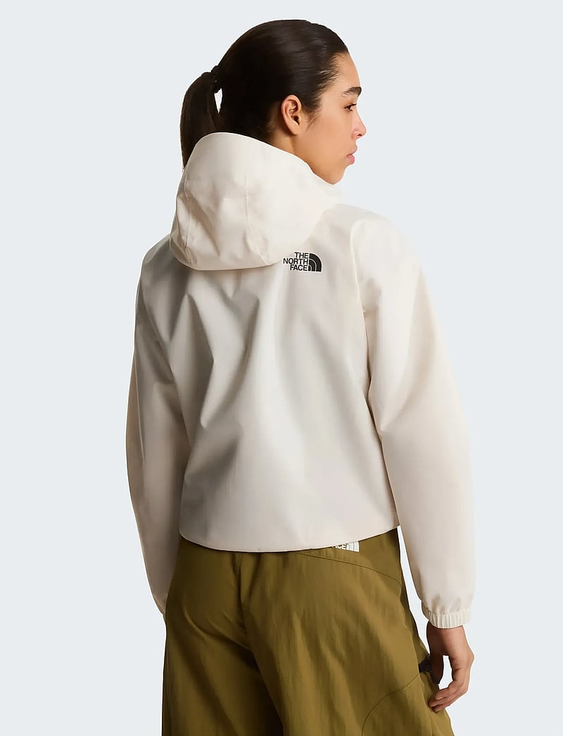 The North Face - W QUEST MONO CROPPED JACKET - friluftsjackor - white dune - 5