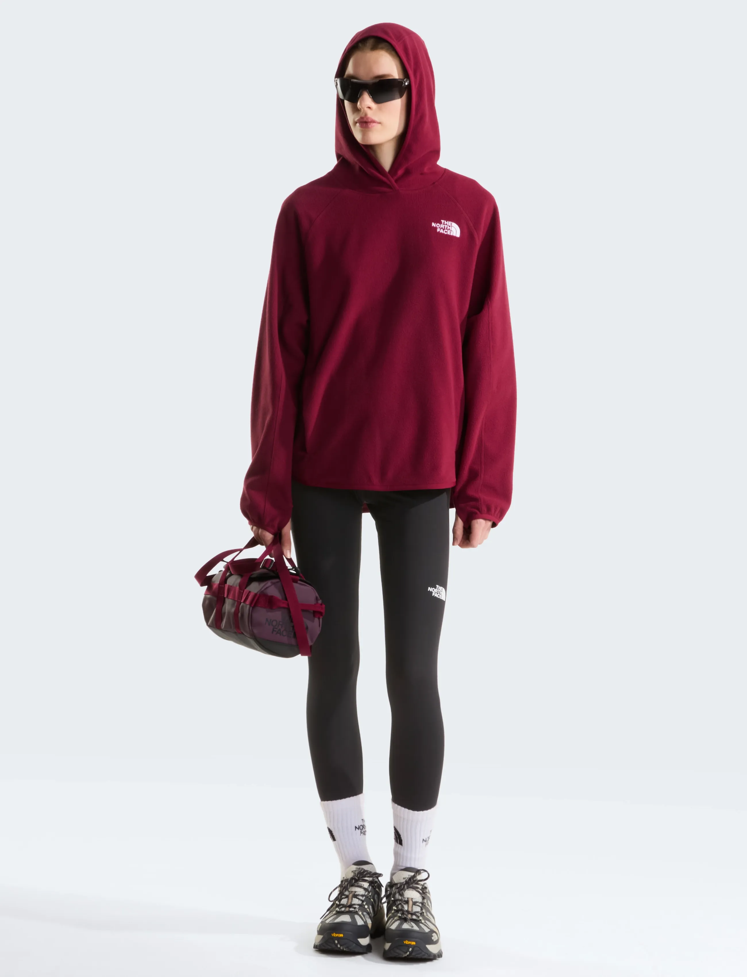 The North Face - W OXARA HOODED FLEECE - sweatshirts - burgundy crush - 3