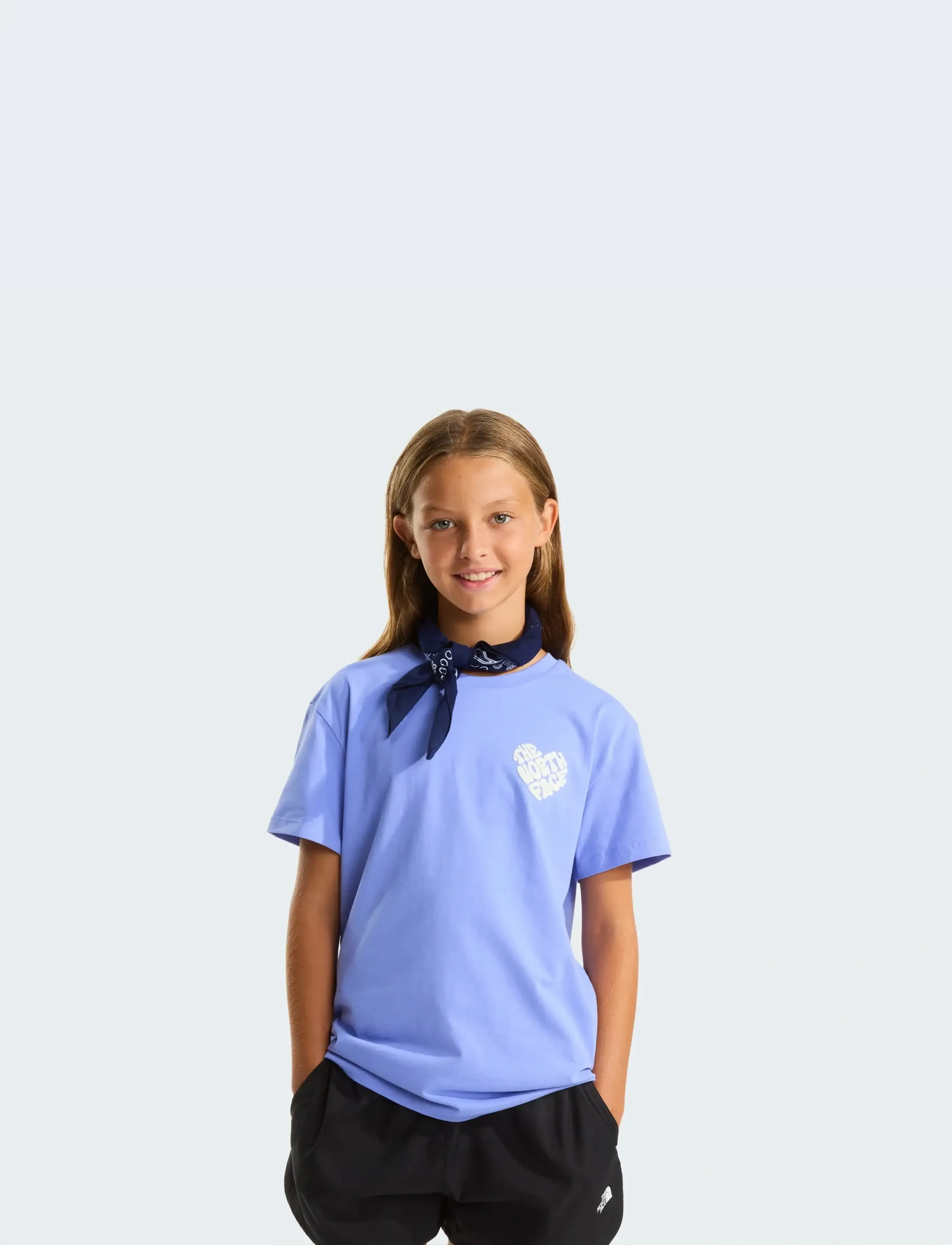 The North Face G BRAND PROUD RELAXED SS TEE - Toppar & T-shirts - PERIWINKLE GLOW / purple