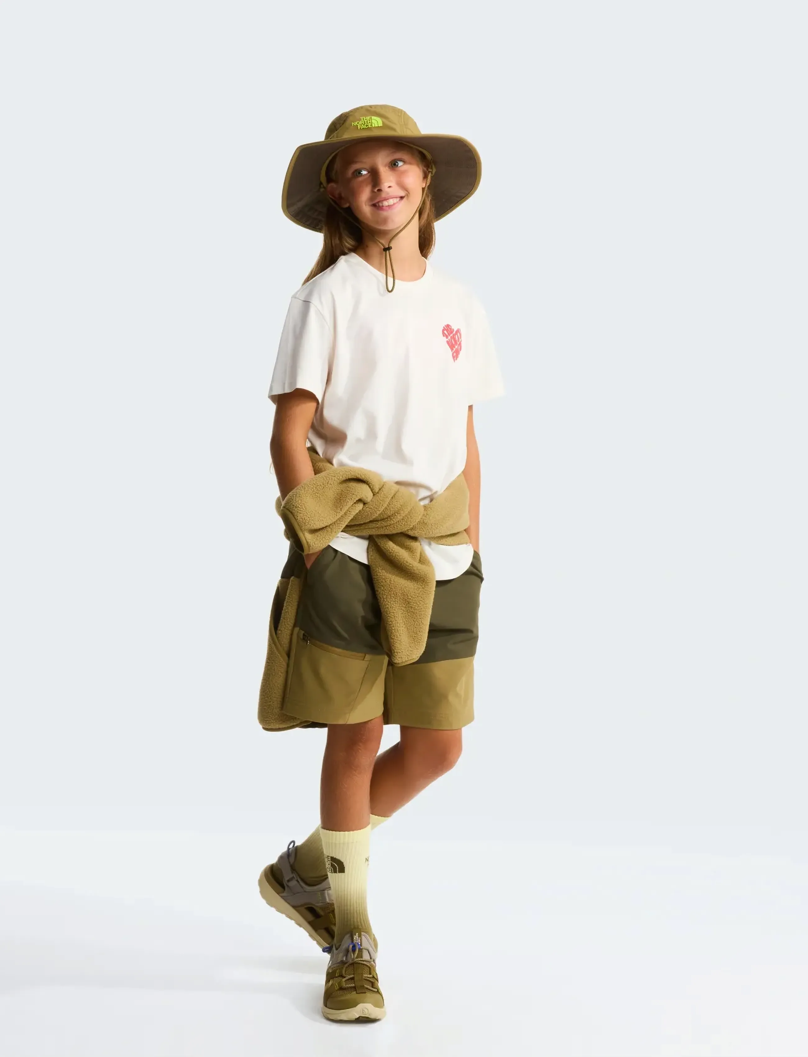 The North Face - G BRAND PROUD RELAXED SS TEE - kortærmede t-shirts - white dune - 3