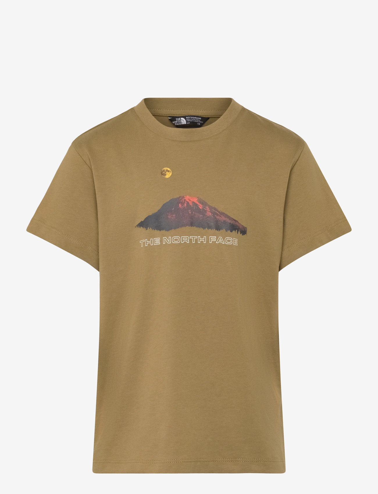 The North Face - B MOUNTAIN NIGHT RELAXED SS TEE - kortærmede t-shirts - cedar - 1