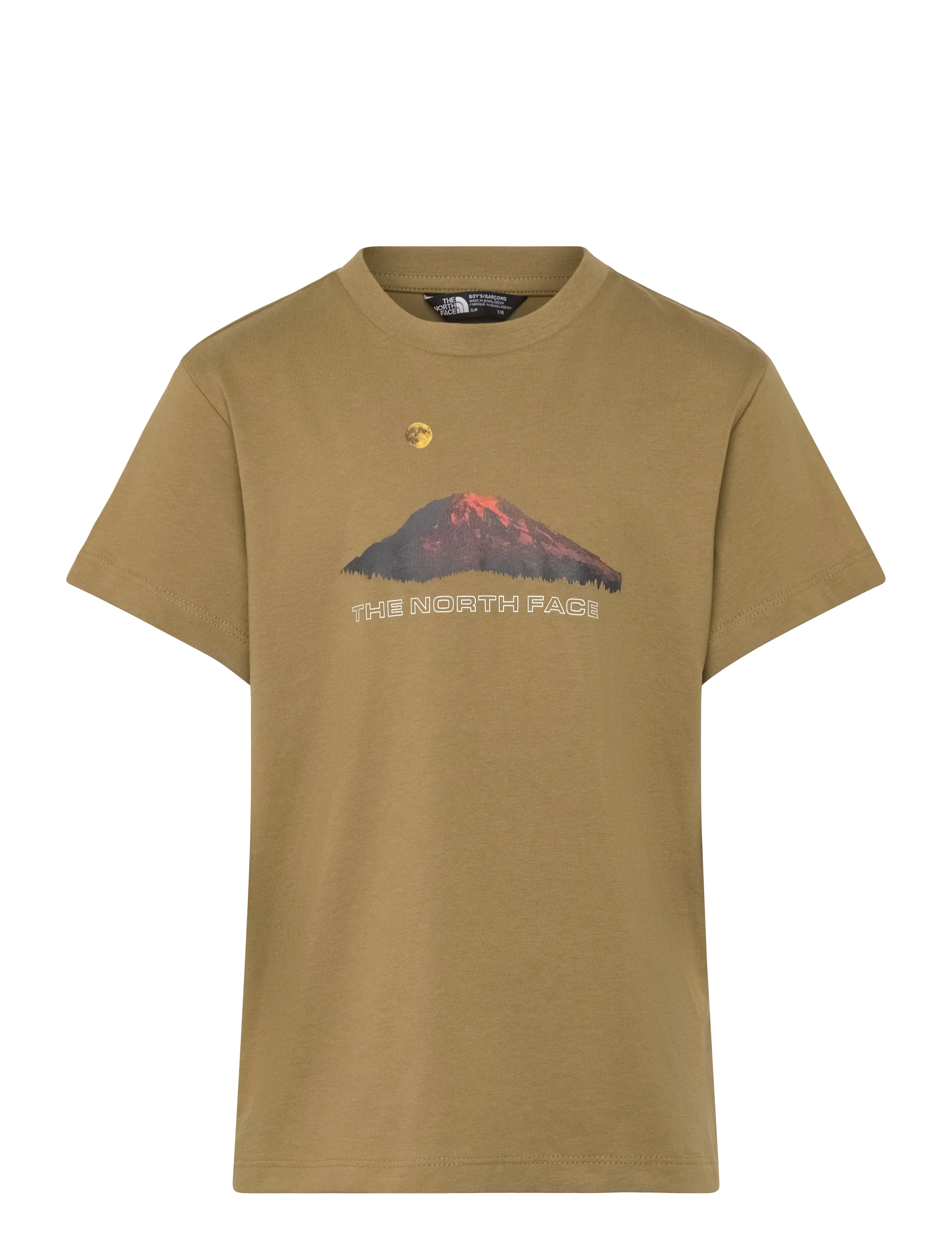 The North Face B MOUNTAIN NIGHT RELAXED SS TEE - The North Face - CEDAR / beige