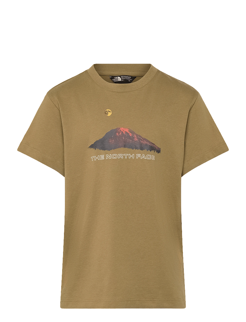 The North Face - B MOUNTAIN NIGHT RELAXED SS TEE - kortærmede t-shirts - cedar - 1