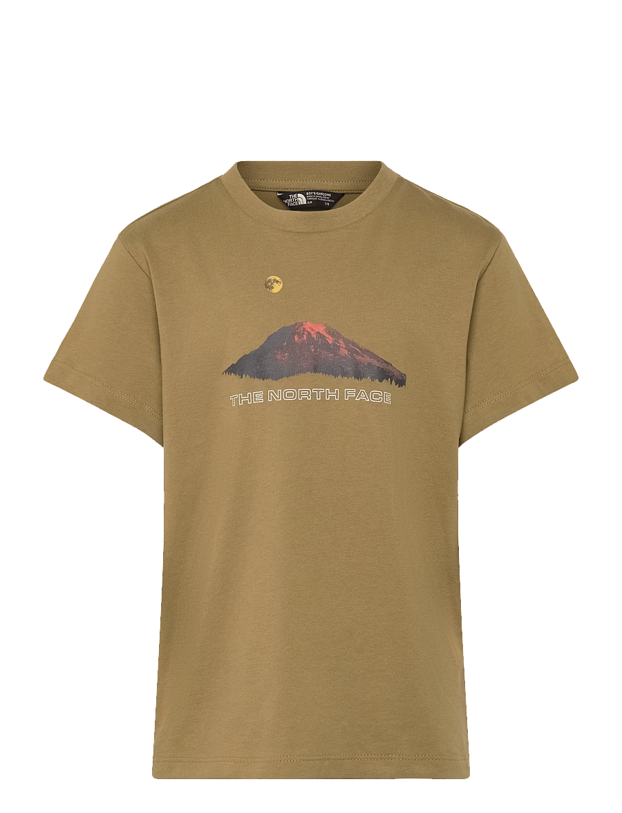 The North Face - B MOUNTAIN NIGHT RELAXED SS TEE - short-sleeved t-shirts - cedar - 1