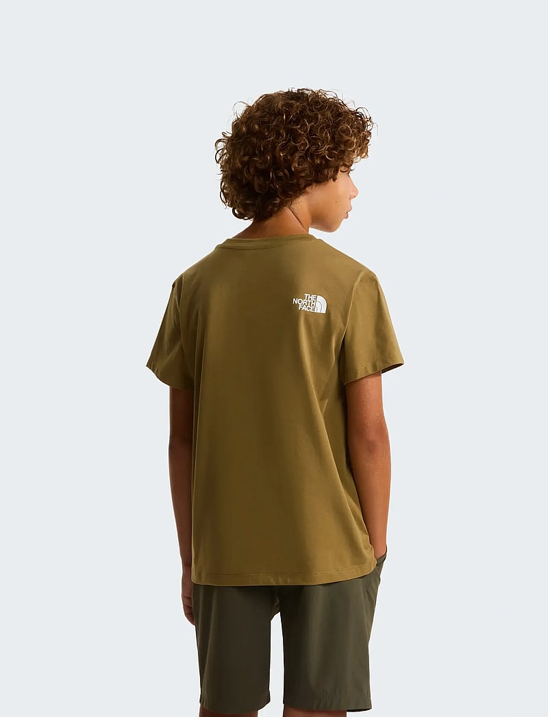 The North Face - B MOUNTAIN NIGHT RELAXED SS TEE - kortærmede t-shirts - cedar - 5