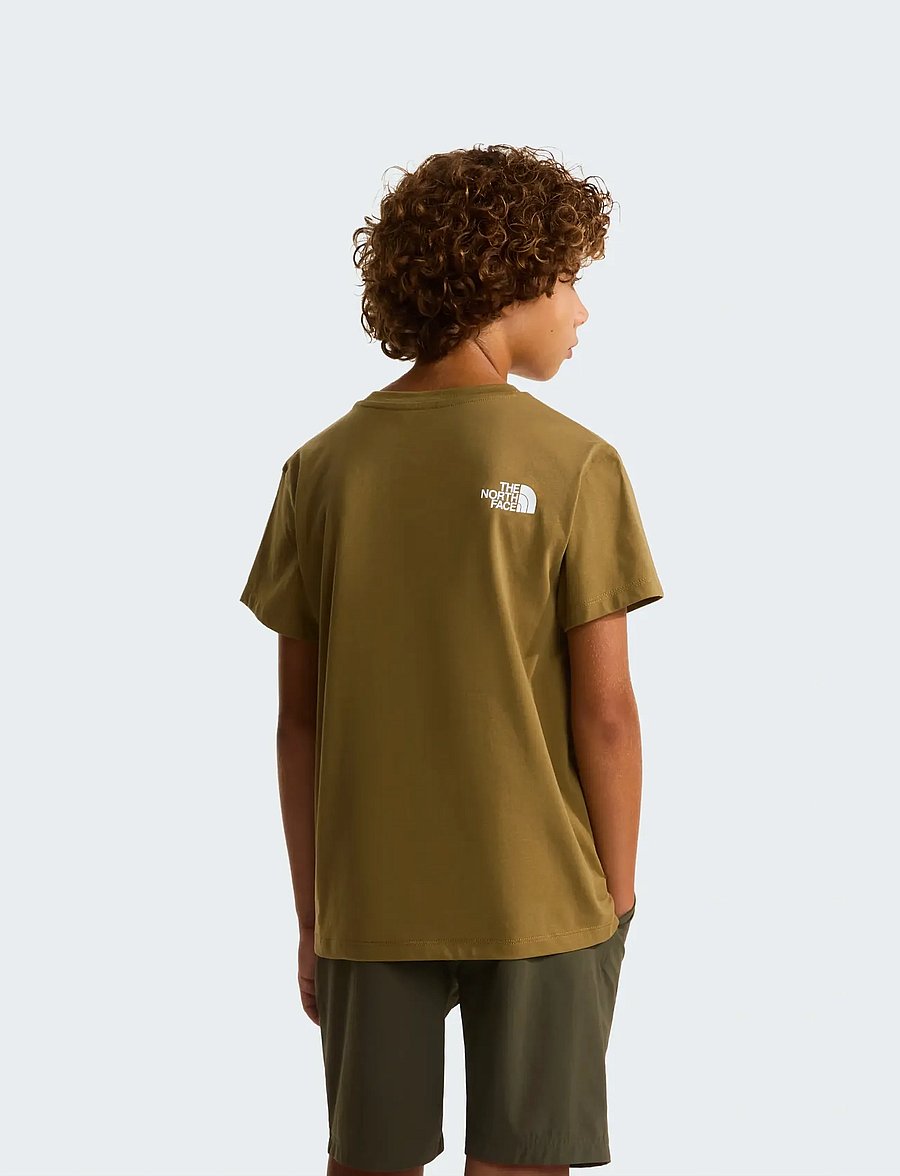 The North Face - B MOUNTAIN NIGHT RELAXED SS TEE - short-sleeved t-shirts - cedar - 5