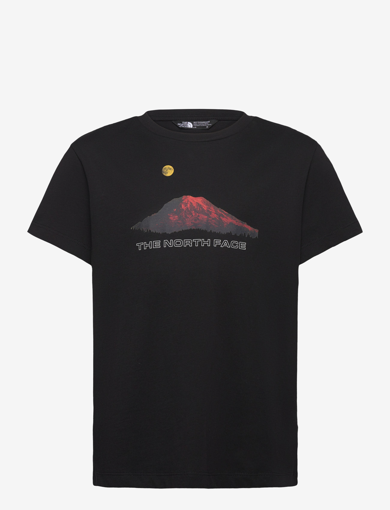 The North Face - B MOUNTAIN NIGHT RELAXED SS TEE - kortærmede t-shirts - tnf black - 1