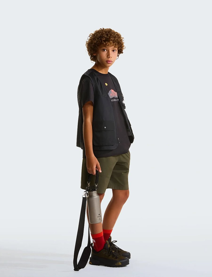 The North Face - B MOUNTAIN NIGHT RELAXED SS TEE - short-sleeved t-shirts - tnf black - 3