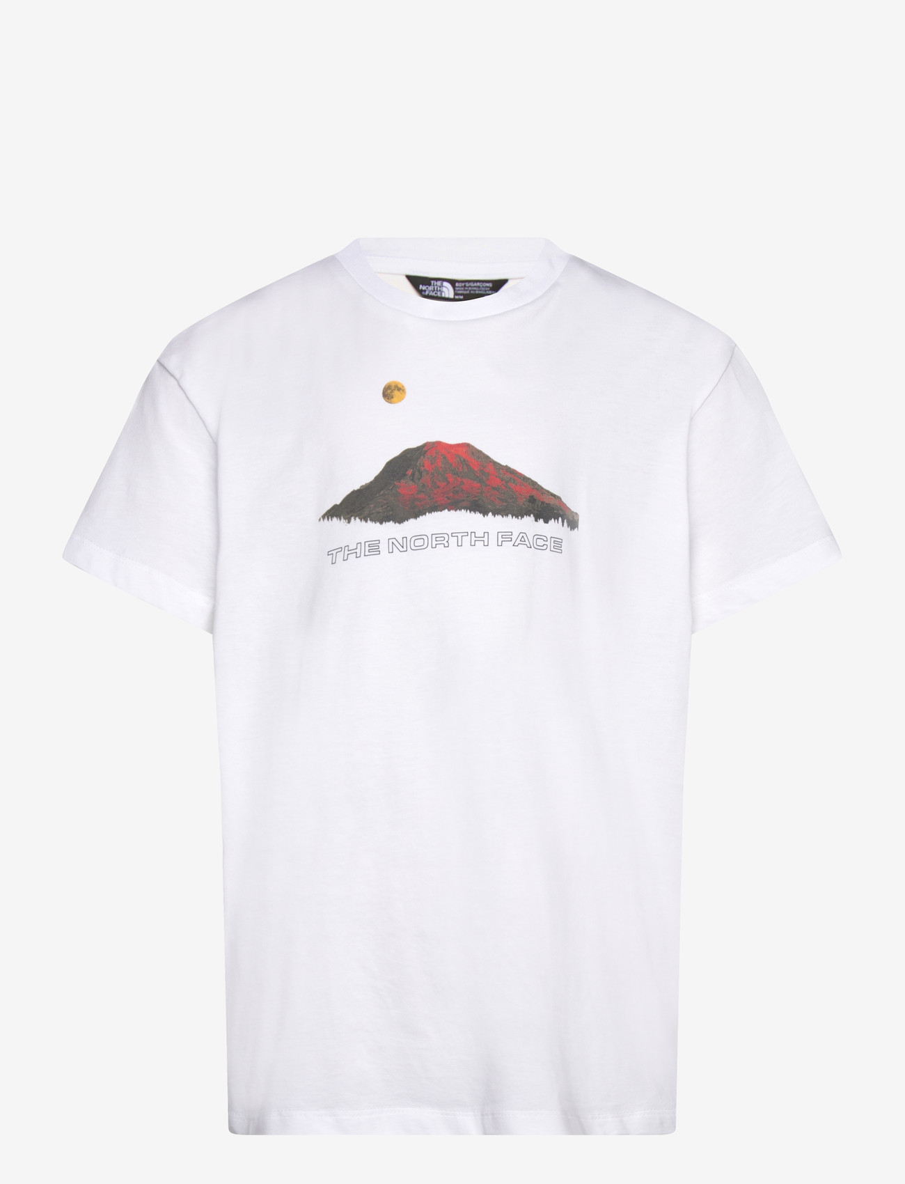 The North Face - B MOUNTAIN NIGHT RELAXED SS TEE - kortærmede t-shirts - tnf white - 1
