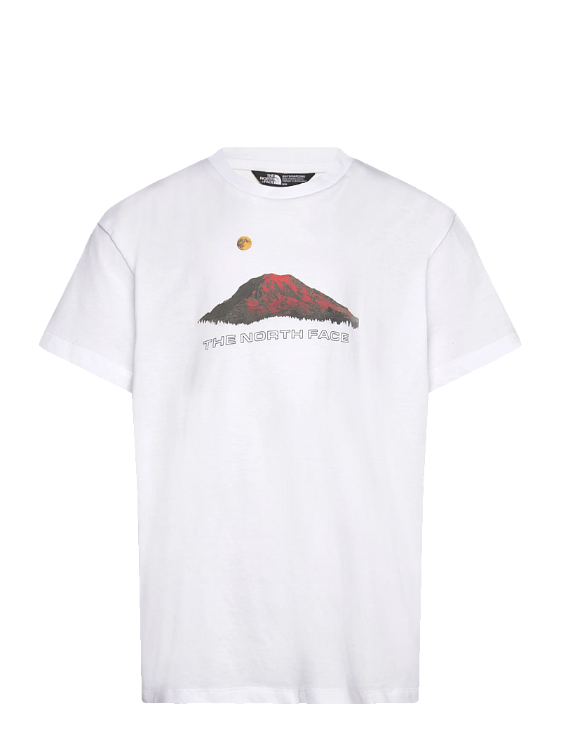 The North Face - B MOUNTAIN NIGHT RELAXED SS TEE - kortærmede t-shirts - tnf white - 1