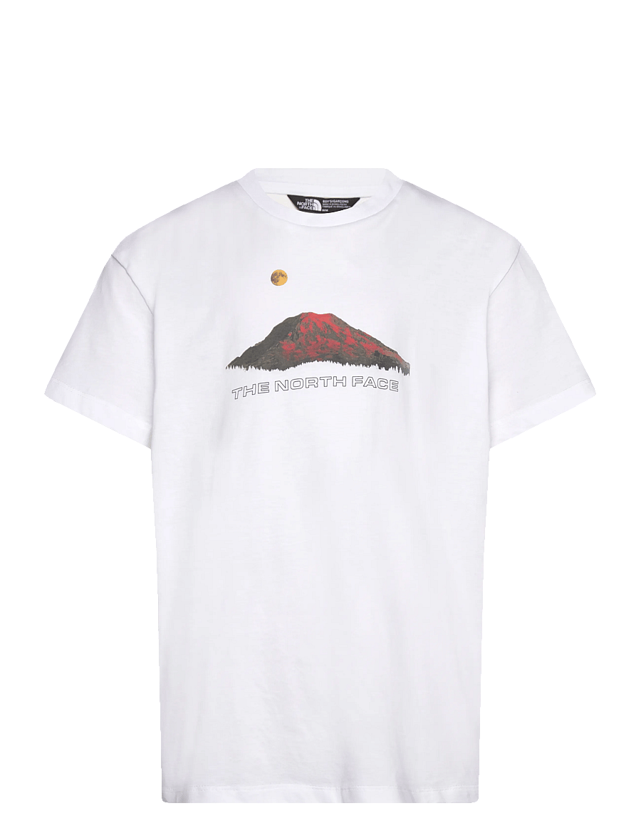 The North Face - B MOUNTAIN NIGHT RELAXED SS TEE - lühikeste varrukatega t-särgid - tnf white - 1
